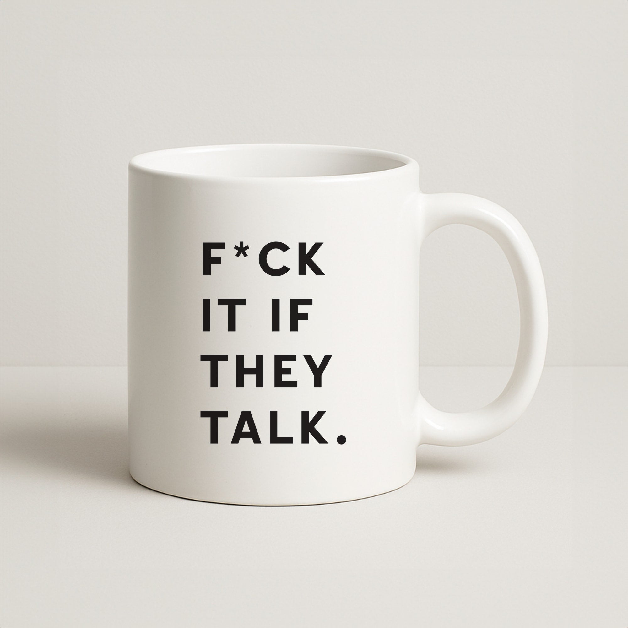 If They Talk Coffee Mug