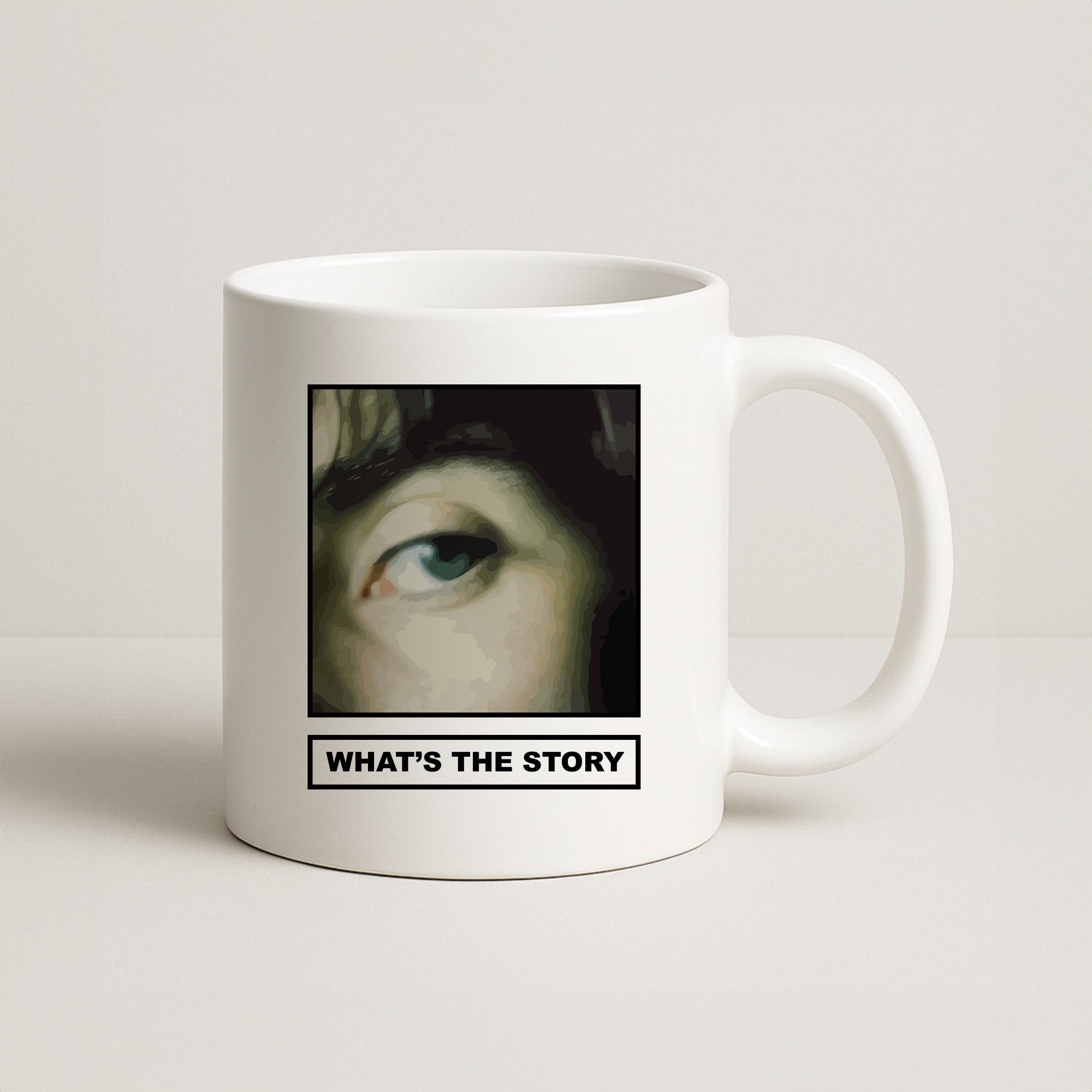 What's The Story Orange Coffee Mug
