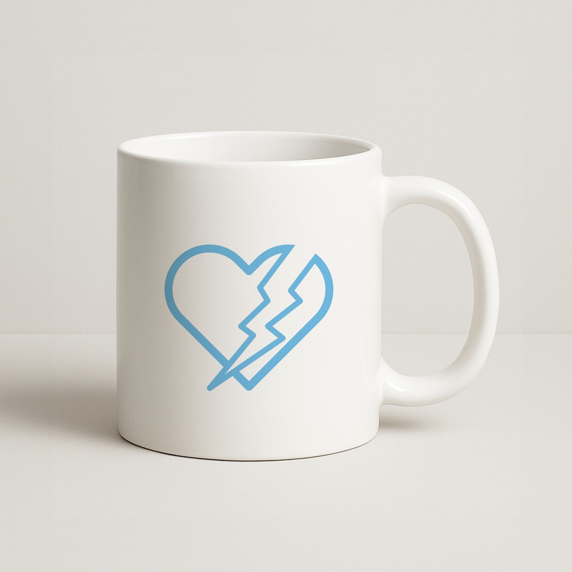 Lightning Heart Coffee Mug