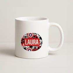 Collage - Personalised Superhero Comic Coffee Mug