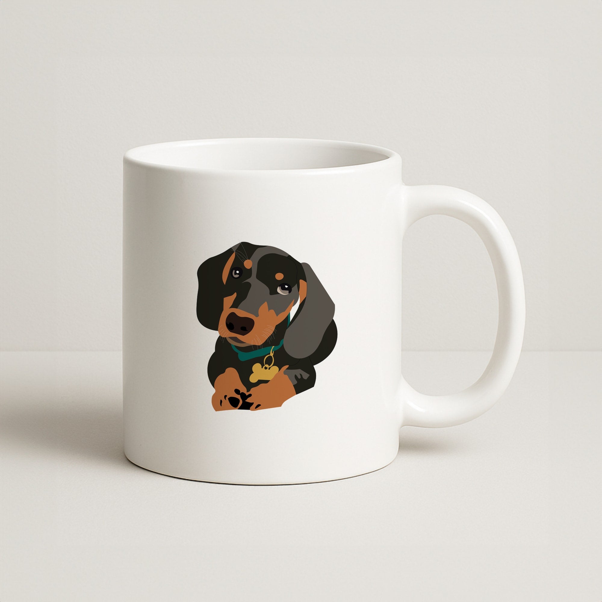Black & brown - Dachshunds Coffee Mug
