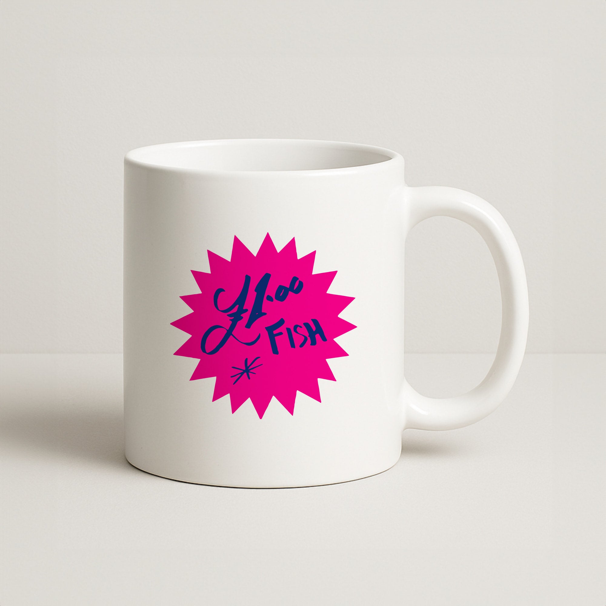 One Pound Fish - British Pop Culture Coffee Mug