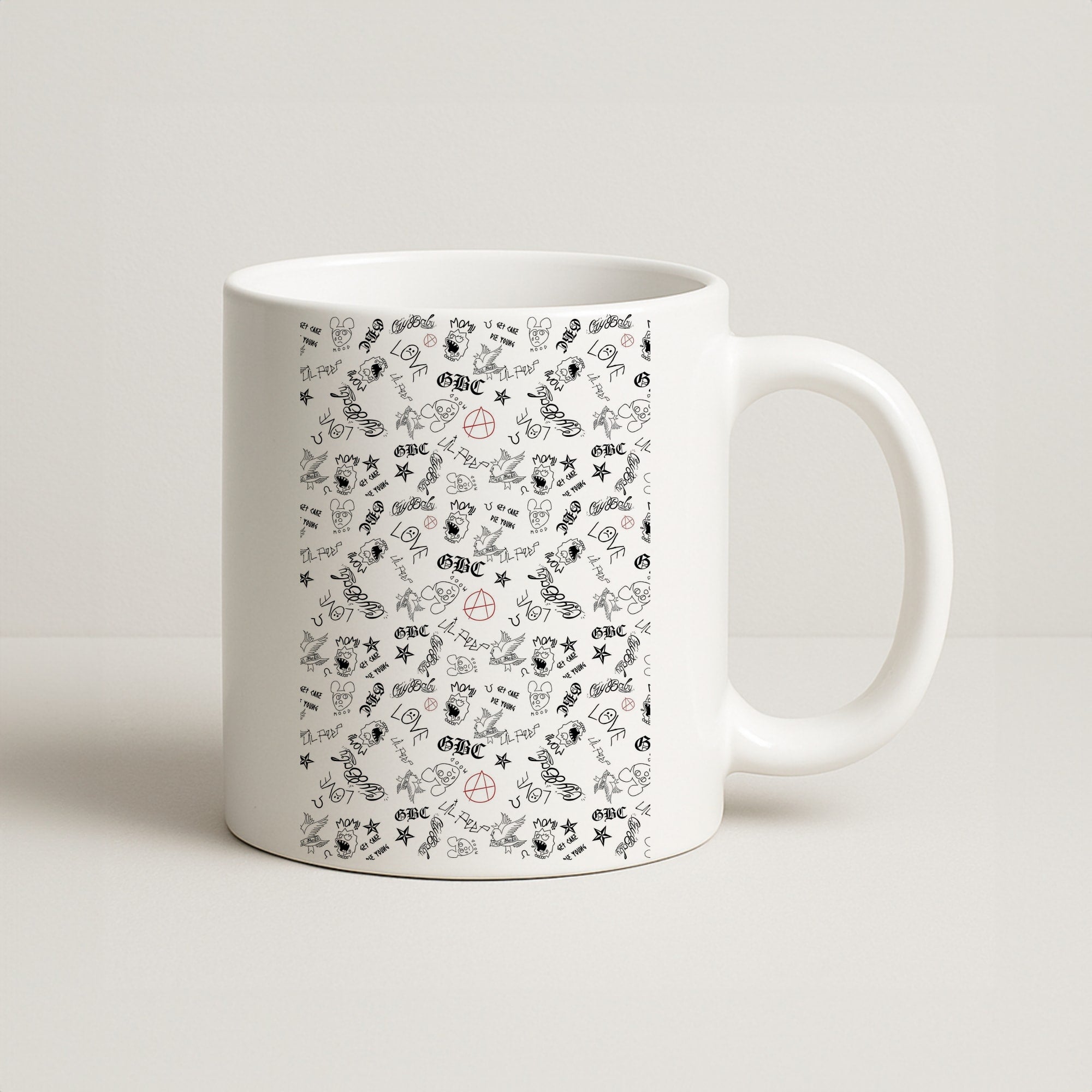 Tattoos - Peep Coffee Mug