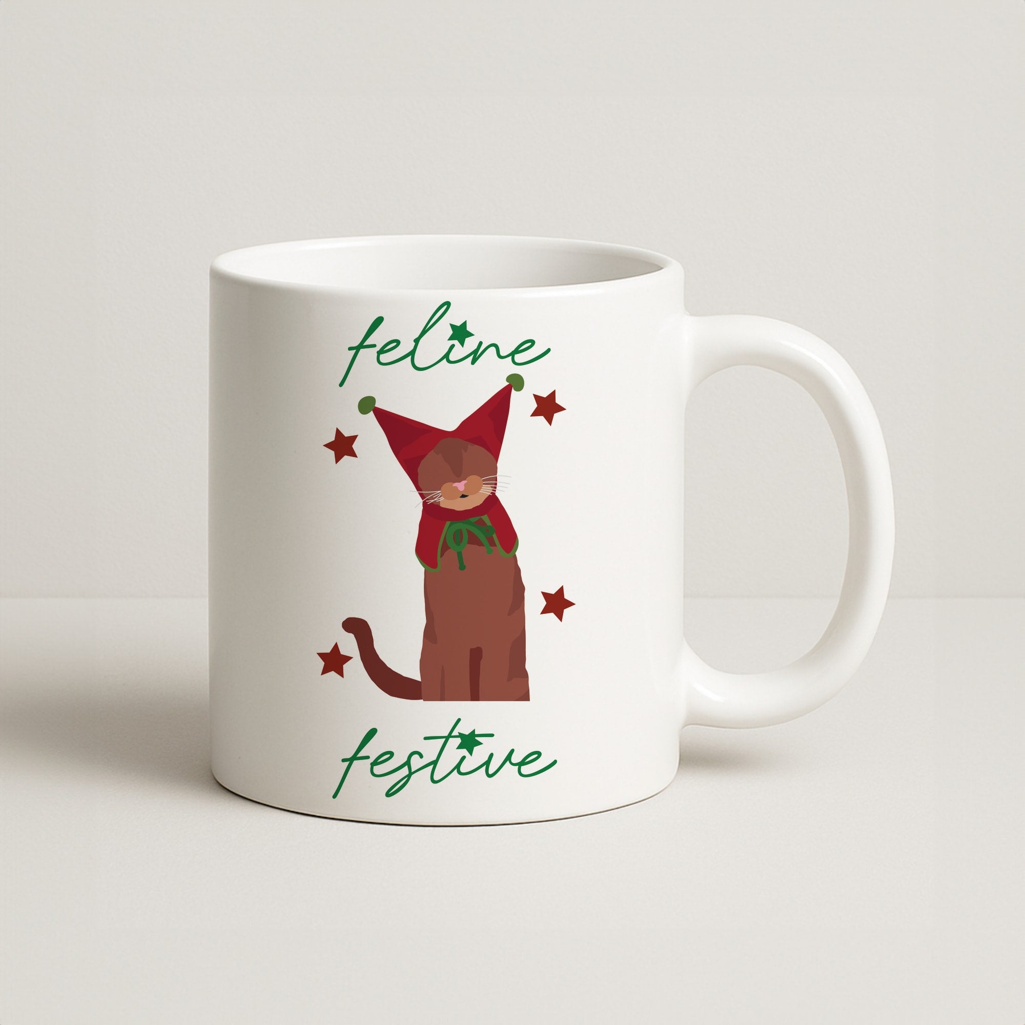 Feline Festive  Coffee Mug