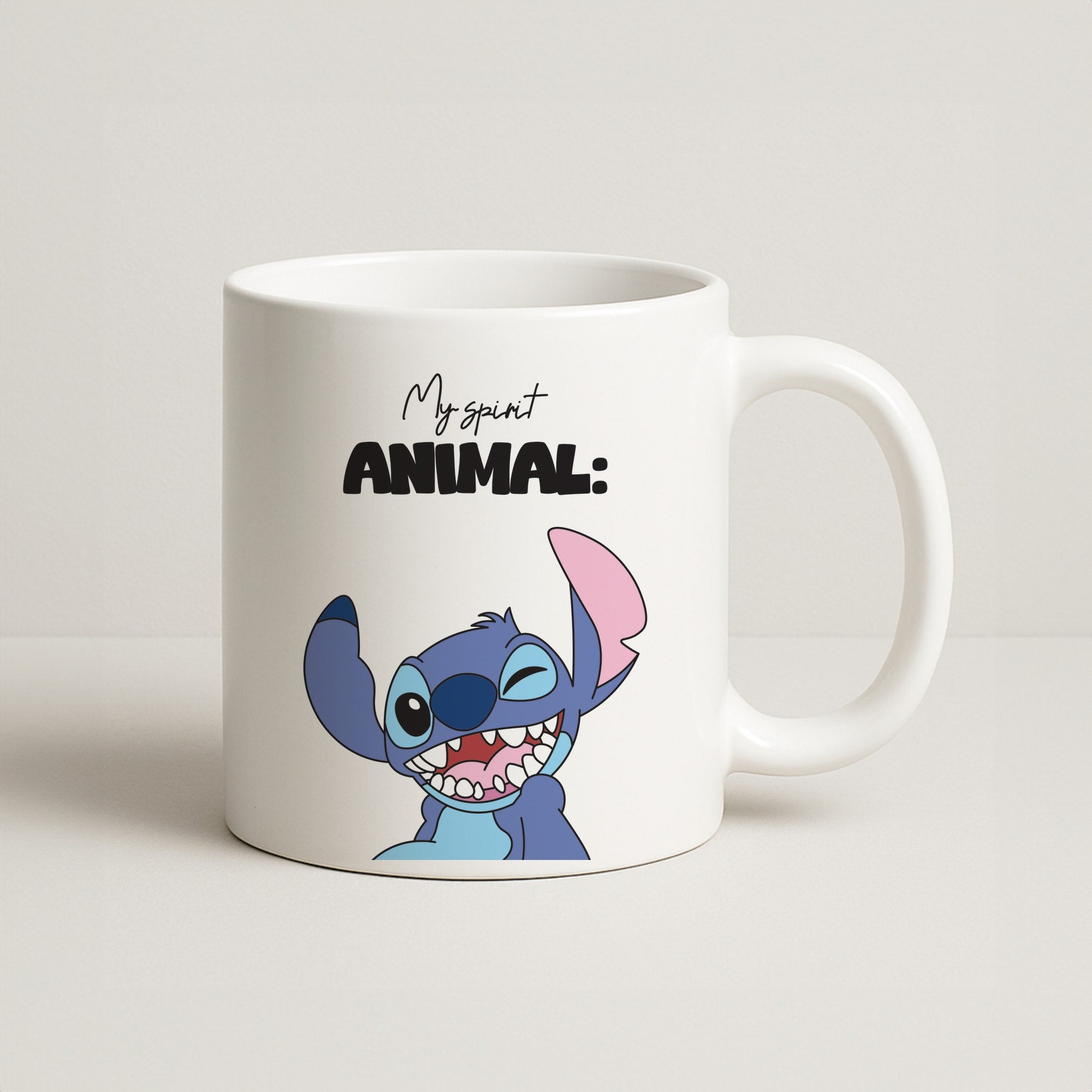 My Sprit Animal Blue Alien Coffee Mug