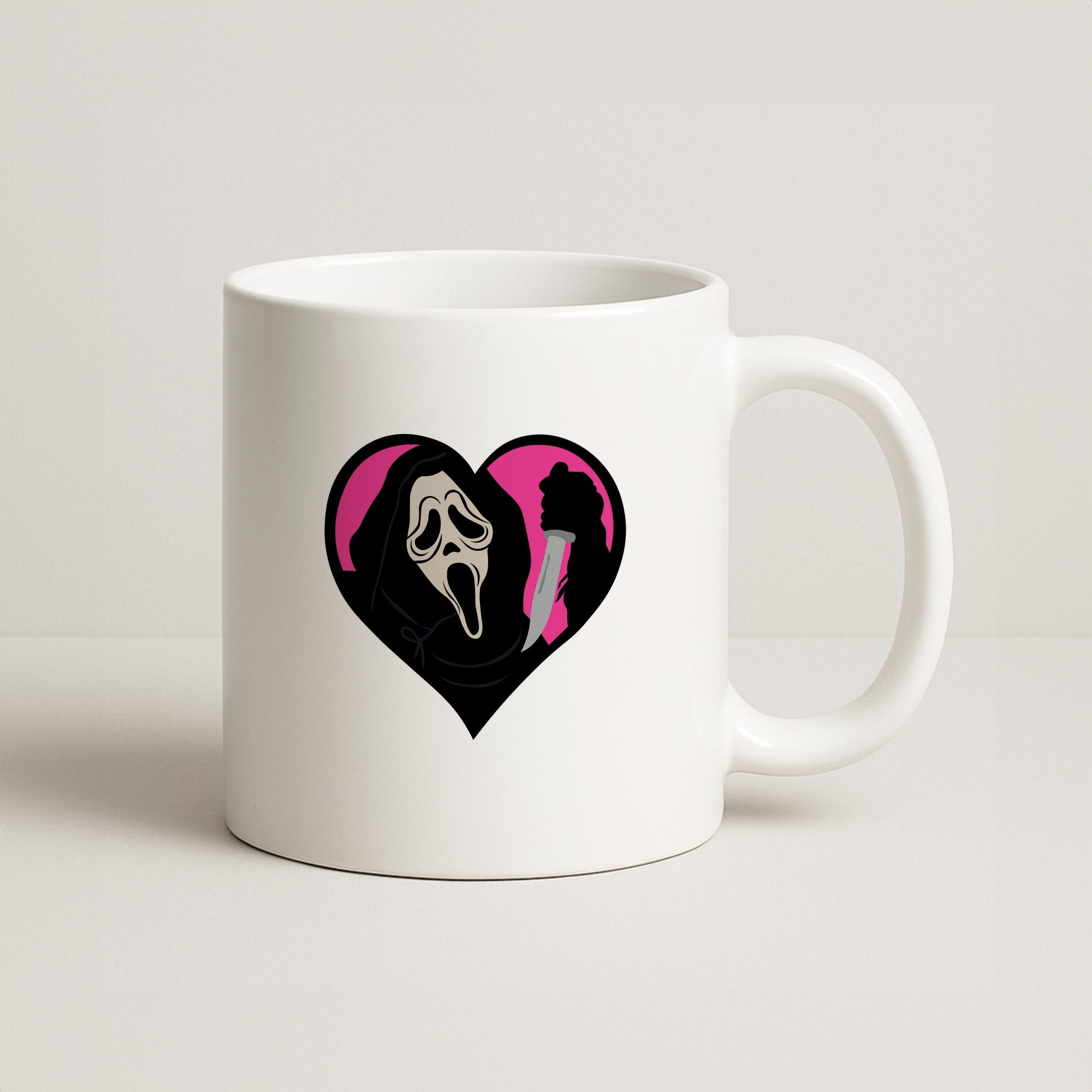 Heart face - Halloween Coffee Mug