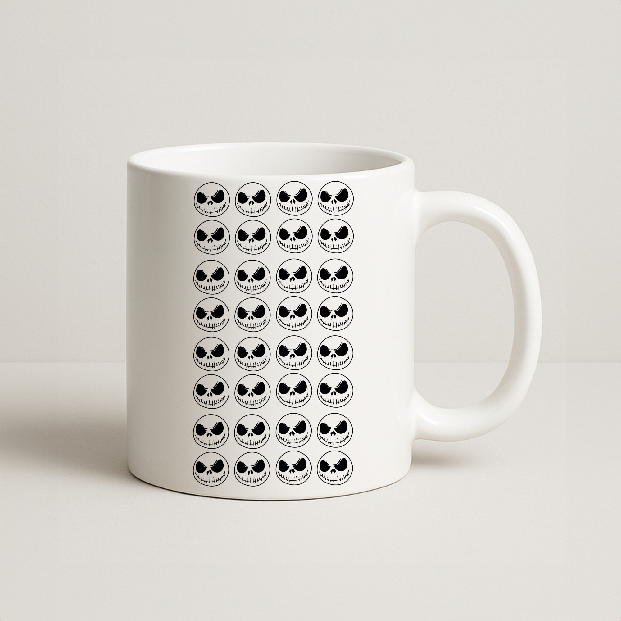 Skellington Pattern - Nightmare Before Christmas Coffee Mug