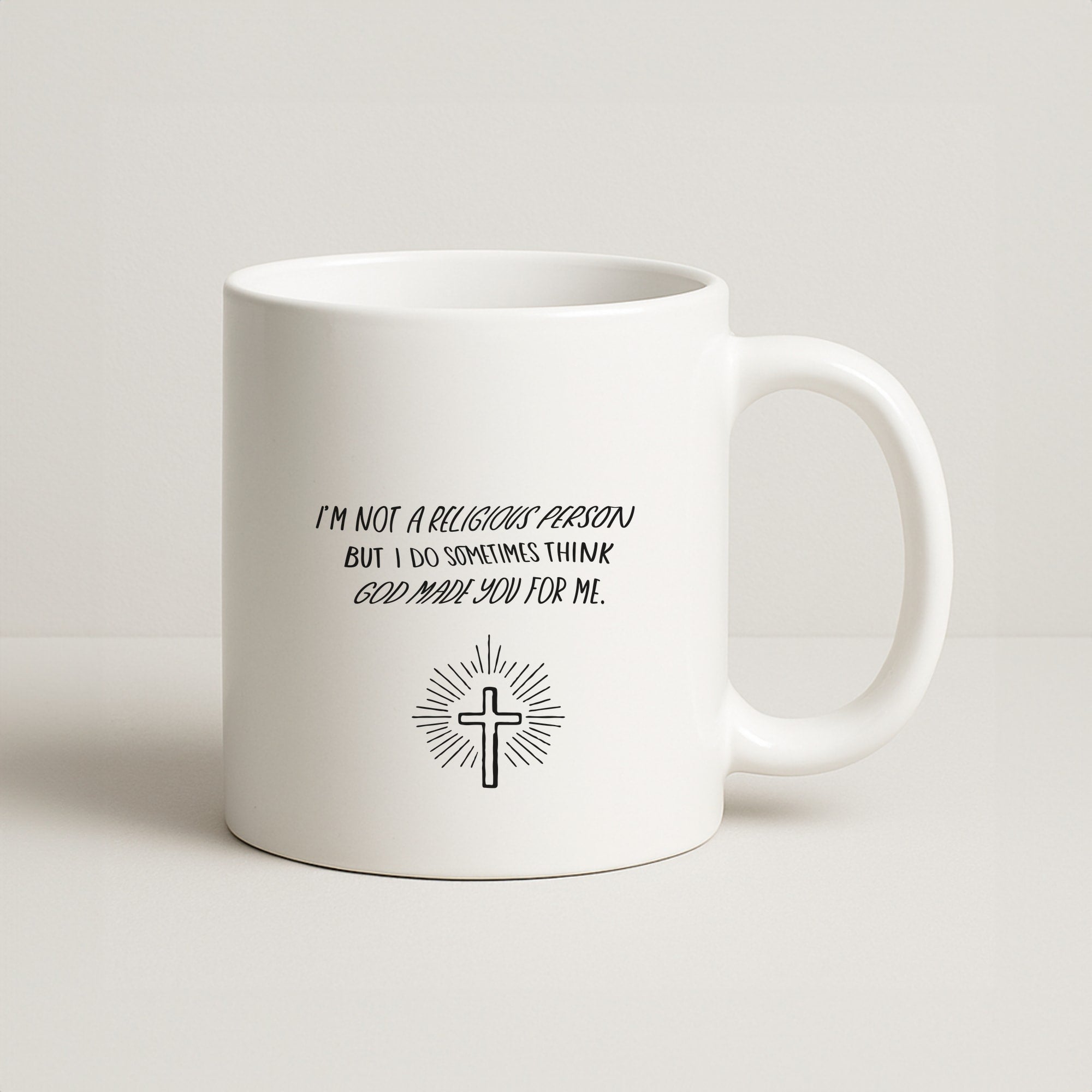 I'm Not A Religious Person Coffee Mug