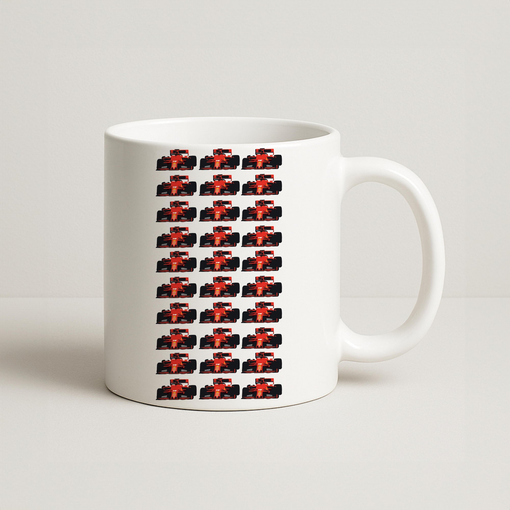 F1 Car Collage Coffee Mug