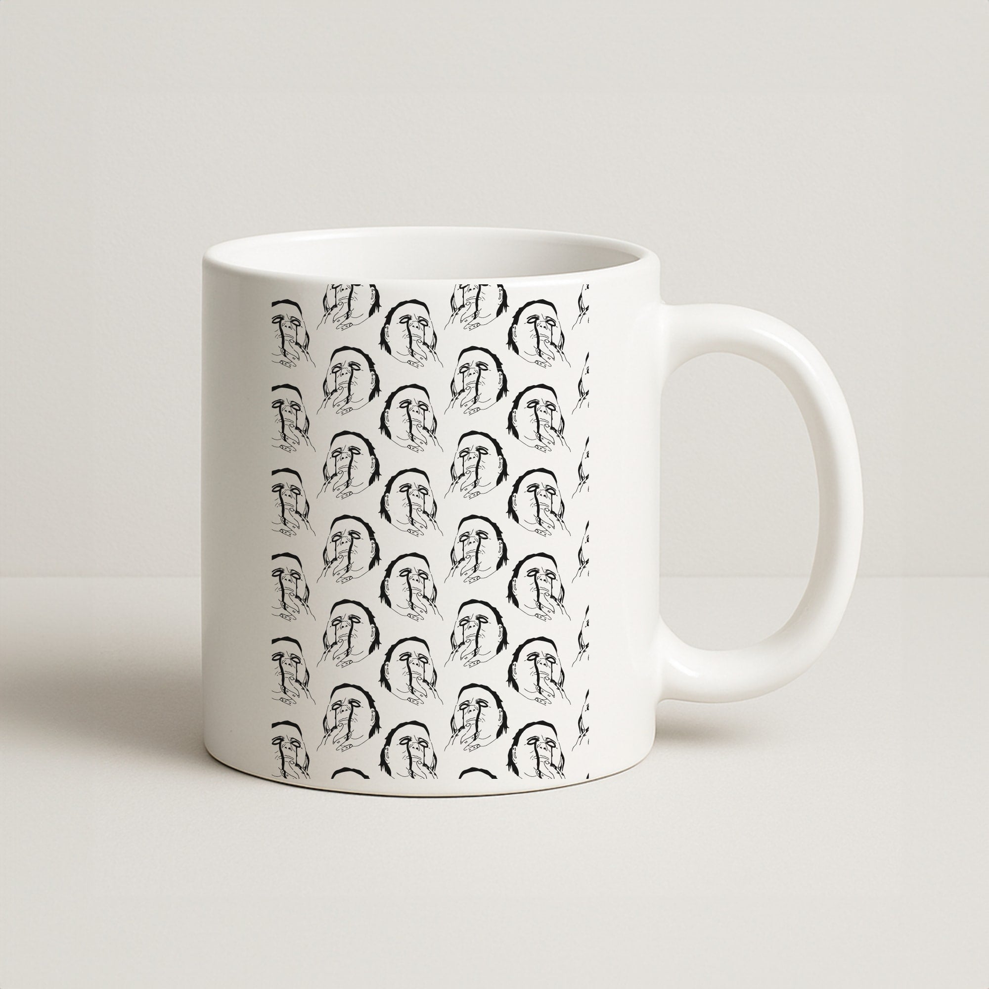 Michael Myers Pattern Coffee Mug