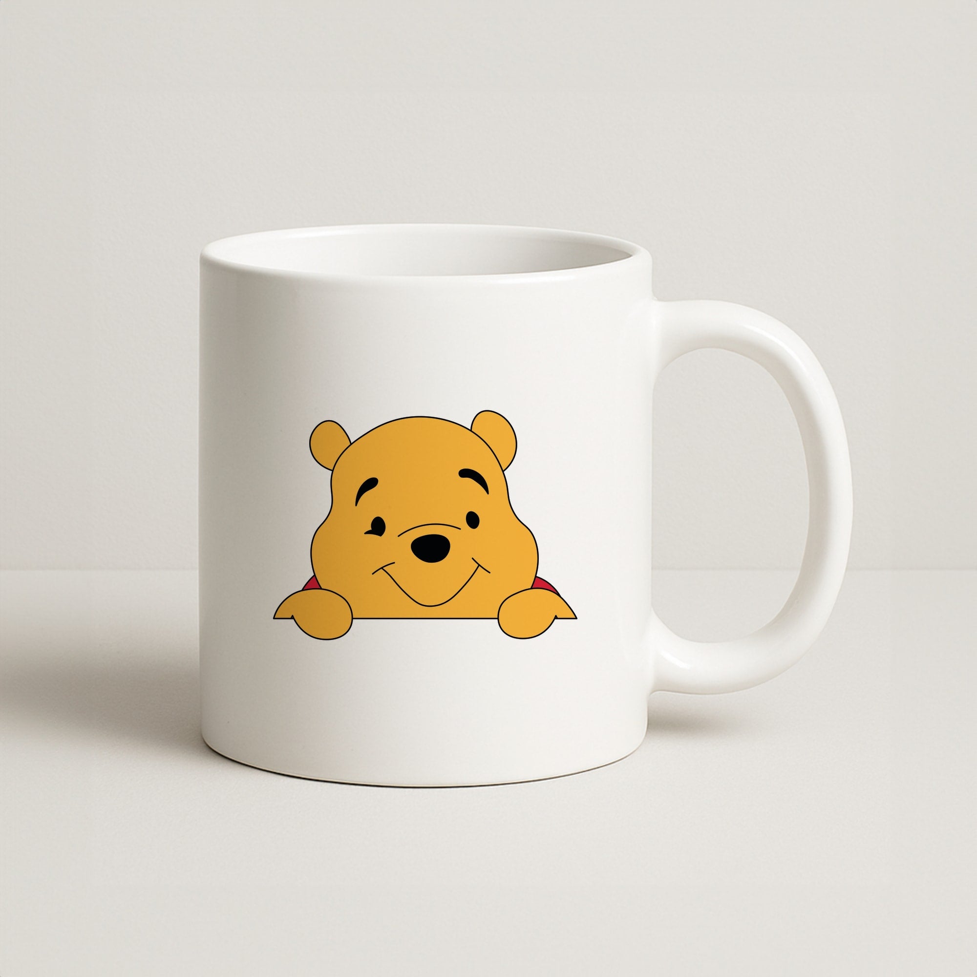 Cute Bear Leaning Coffee Mug