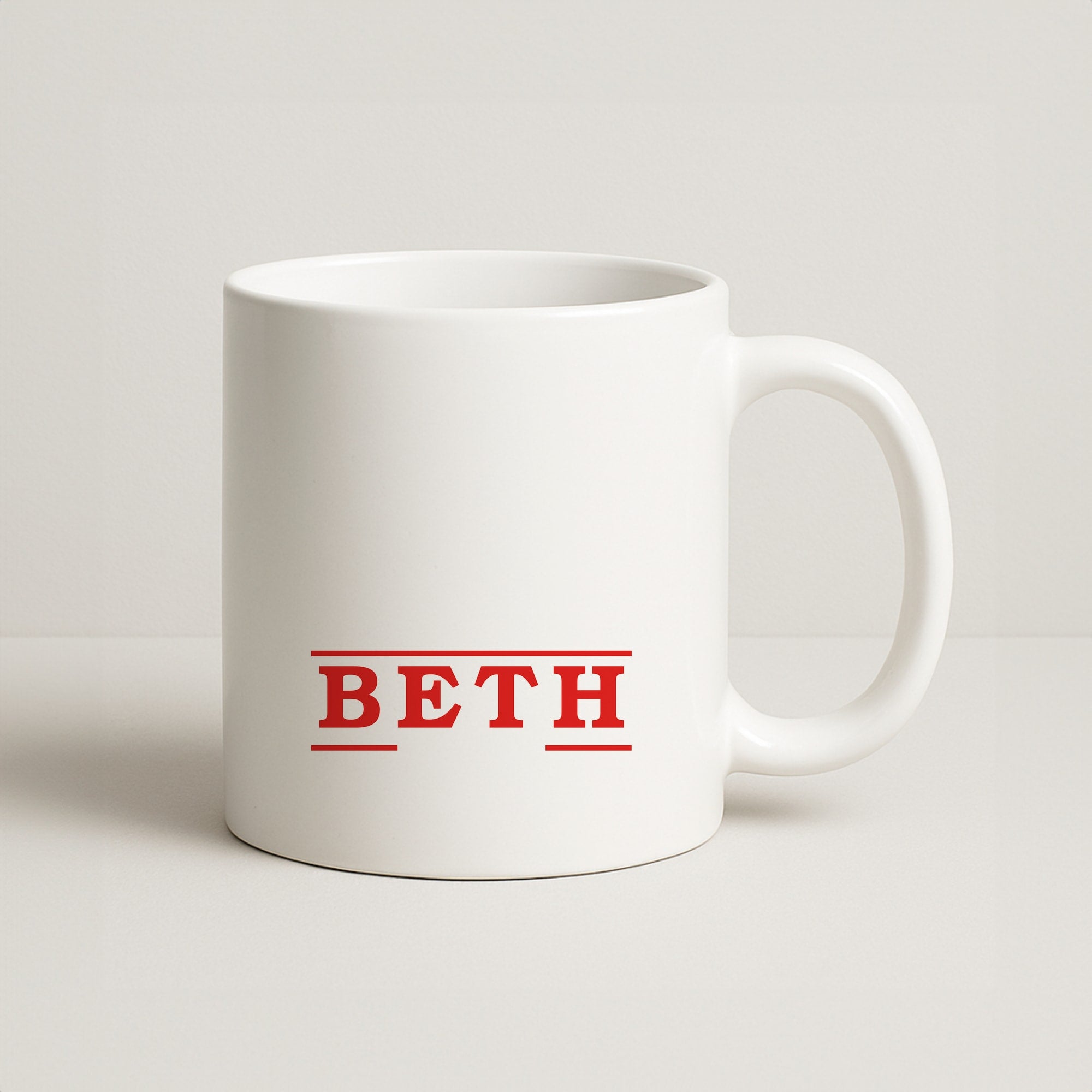 Title - Personalised Stranger Coffee Mug
