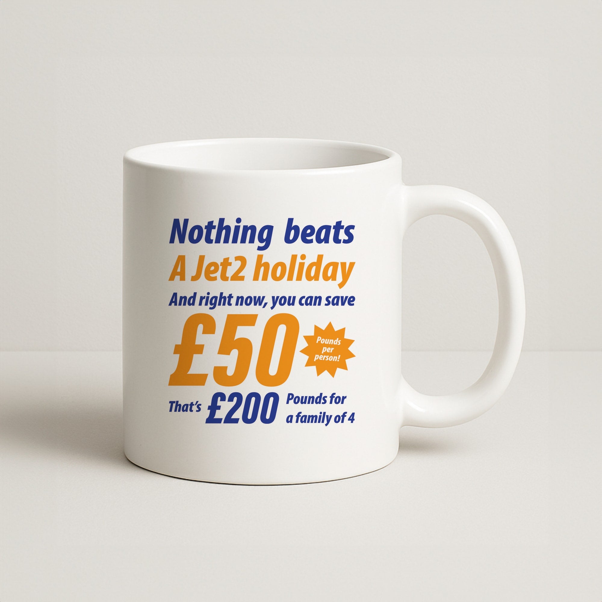 Nothing Beats A Jet Holiday Coffee Mug