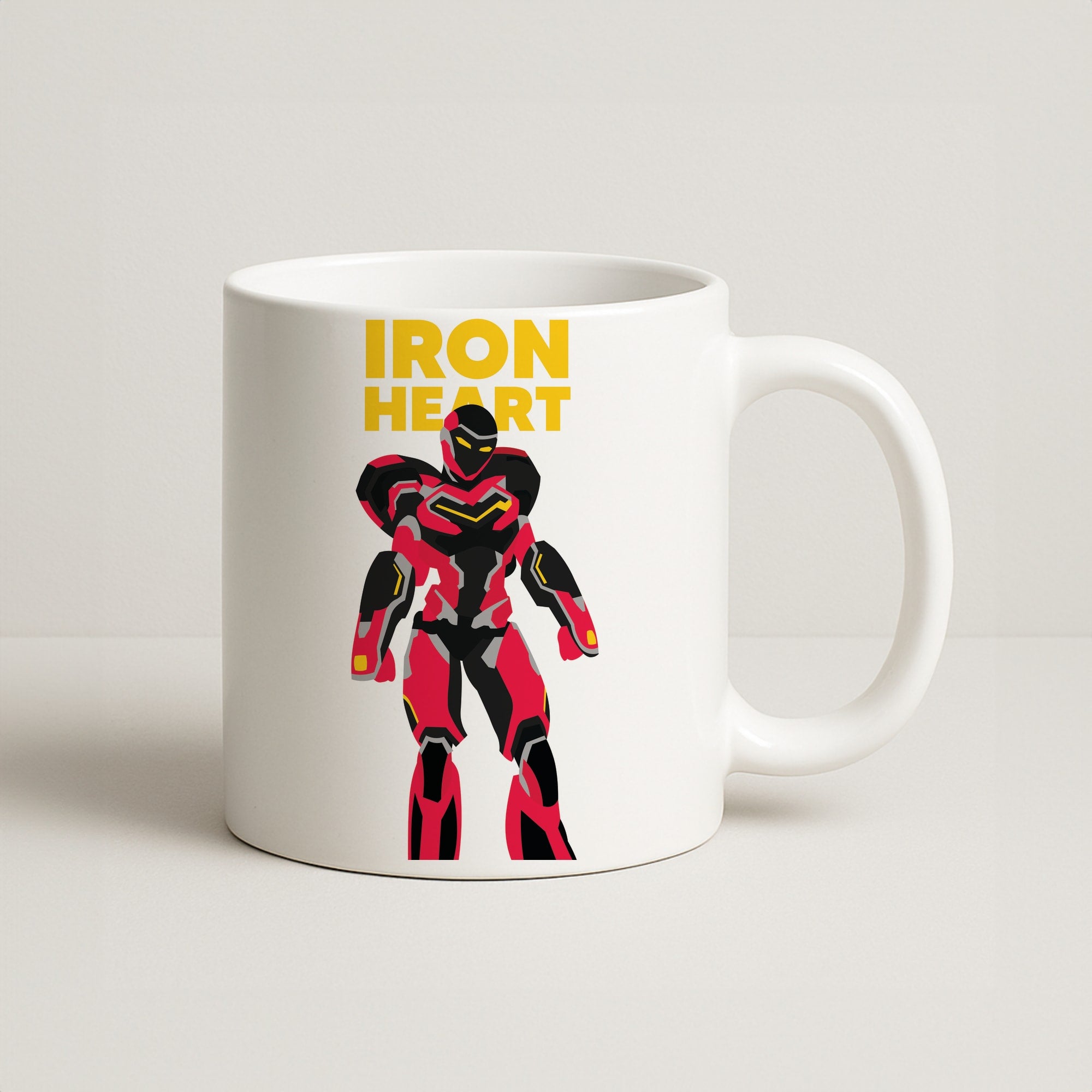 Metal Heart Hero Standing Coffee Mug