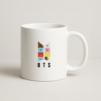 BT21 K-Pop Band Logo Mug