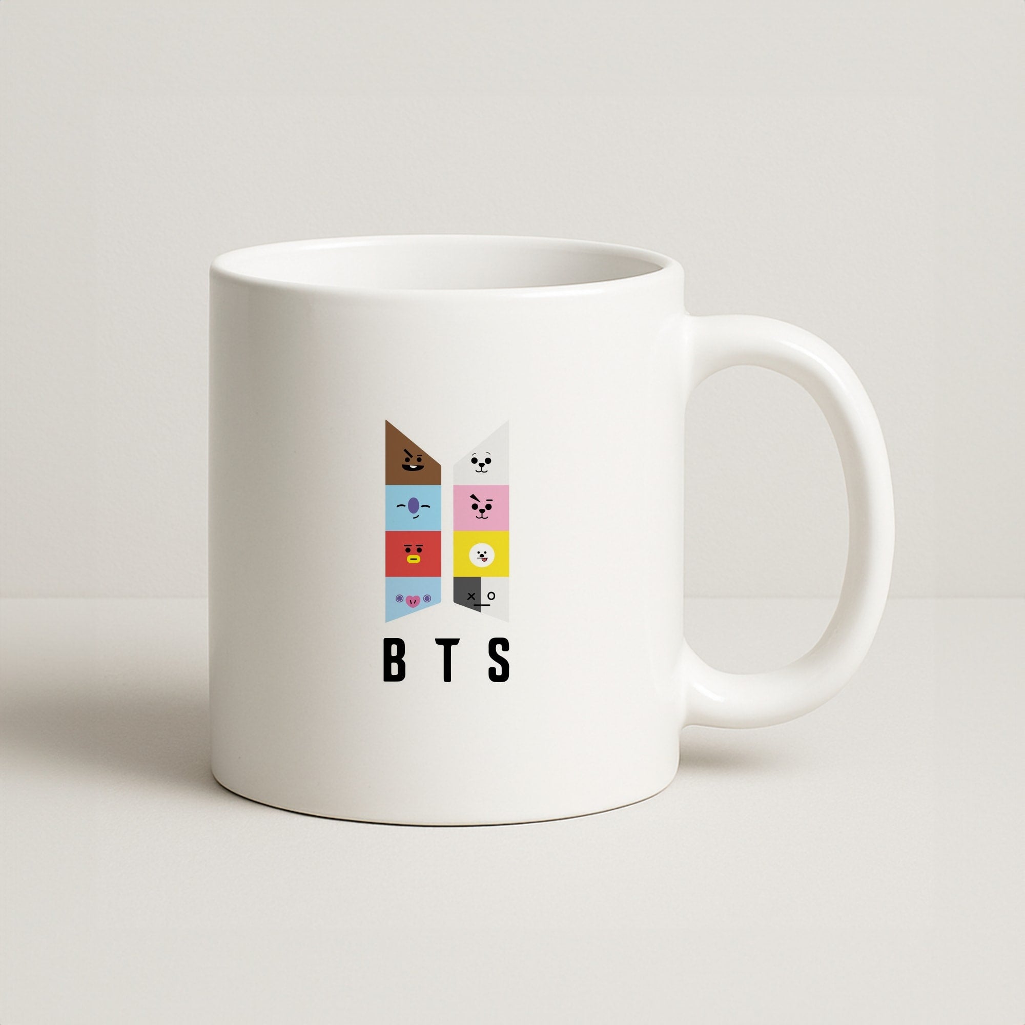 BT21 K-Pop Band Logo Coffee Mug