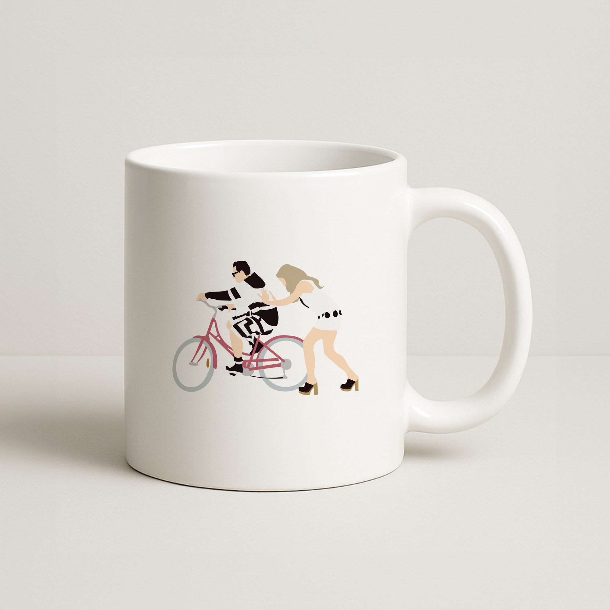 David Riding A Bike Coffee Mug