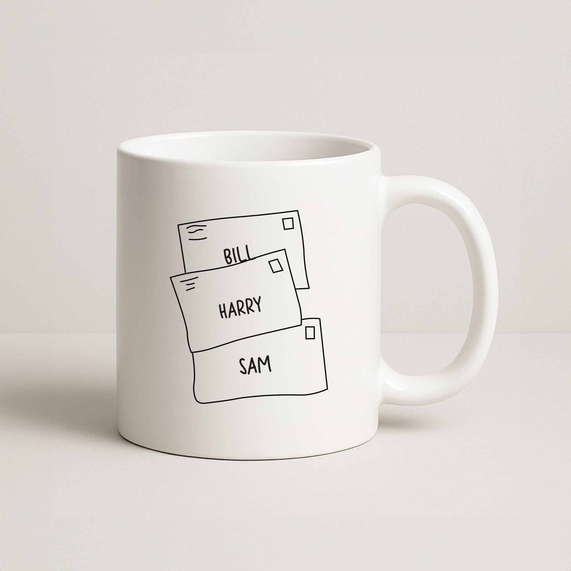 Bill, Harry And Sam Coffee Mug