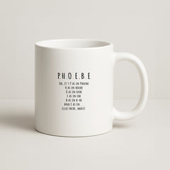 Spelling Phoebe Mug