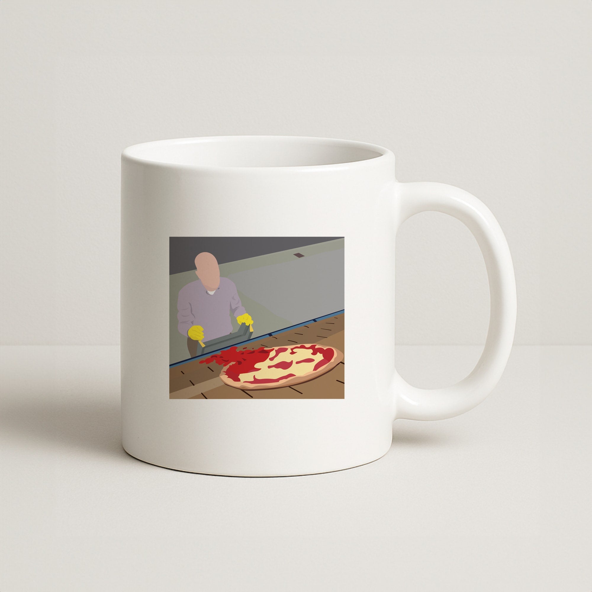 Pizza On The Roof Coffee Mug