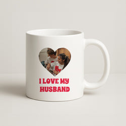 I Love My Husband - Personalised Couples Coffee Mug