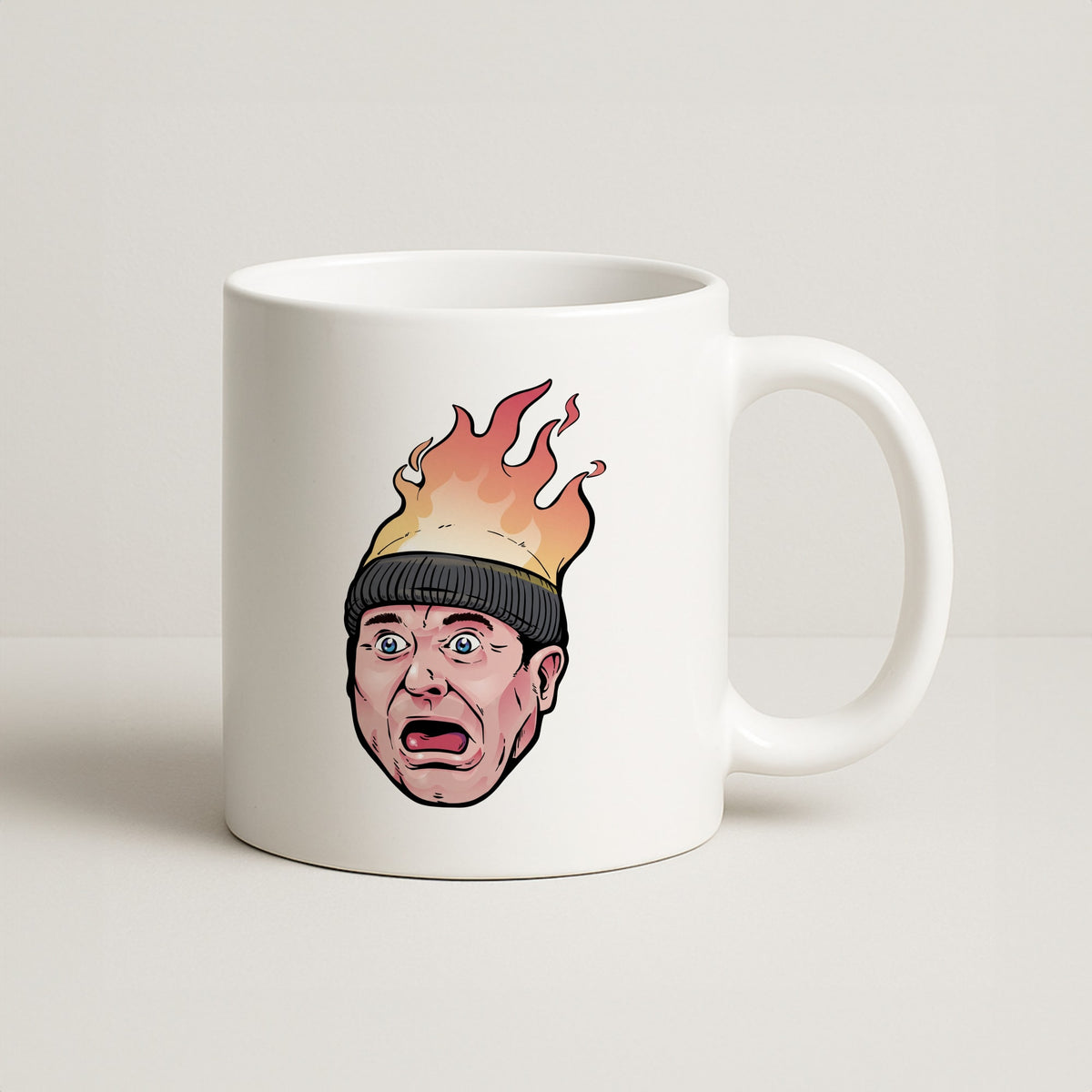 Flaming Beanie Mug