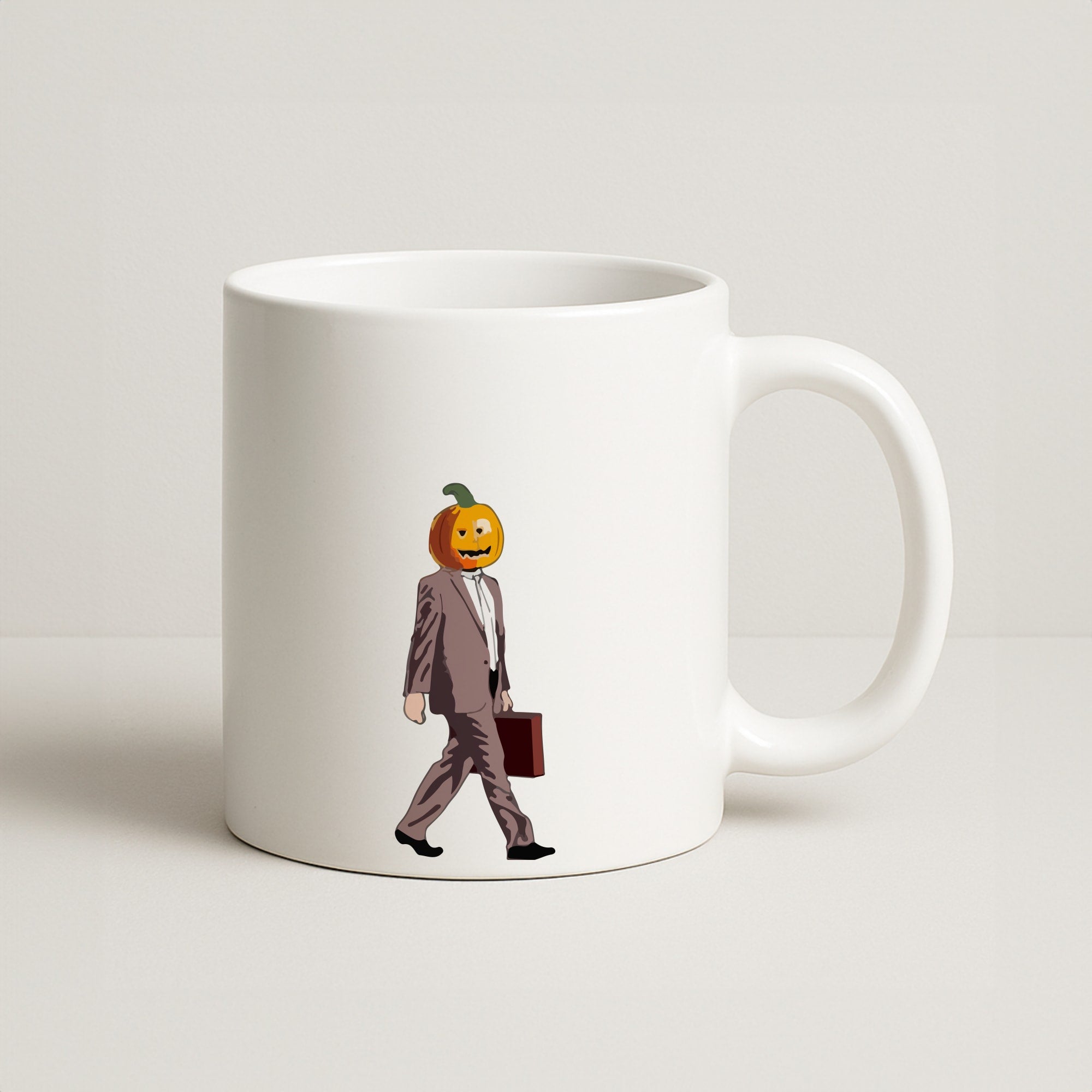 Dwight Pumpkin Head Coffee Mug