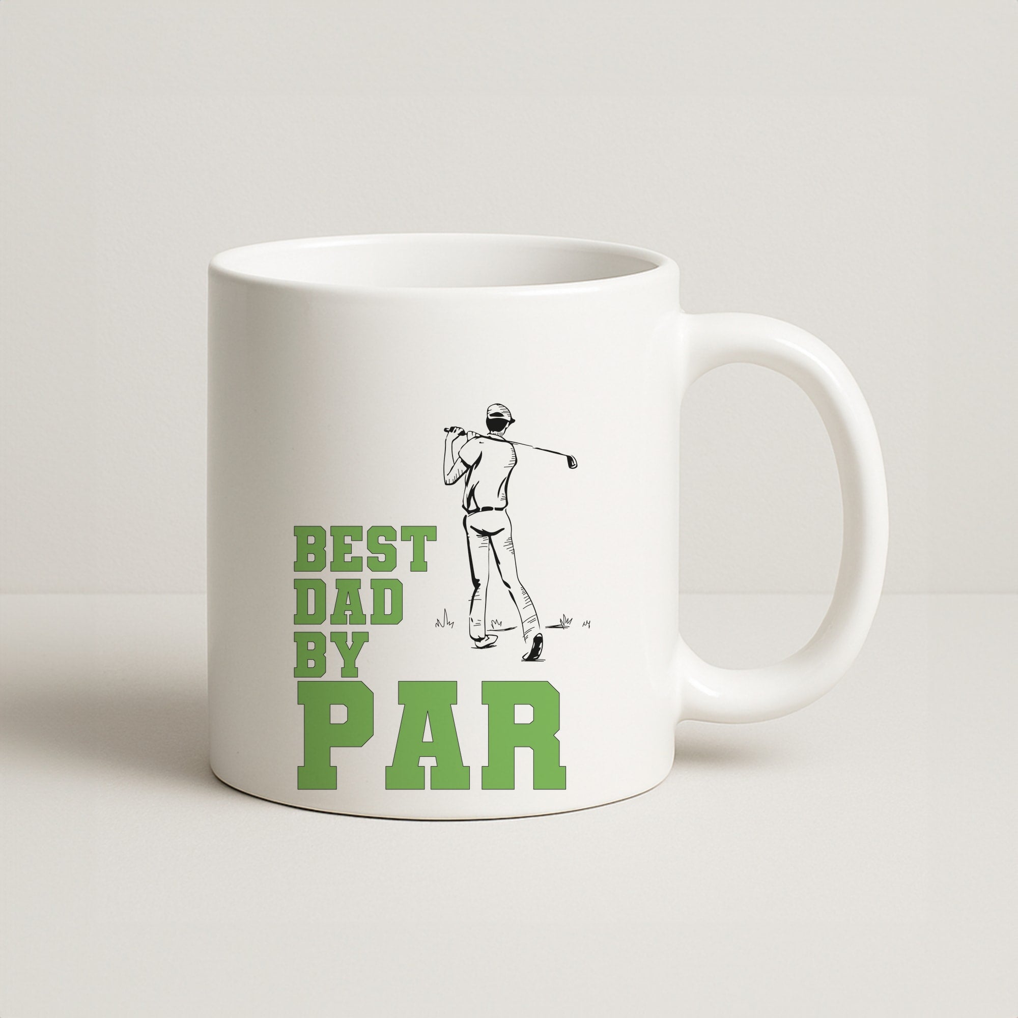 Best Dad By Par - Fathers Day Coffee Mug