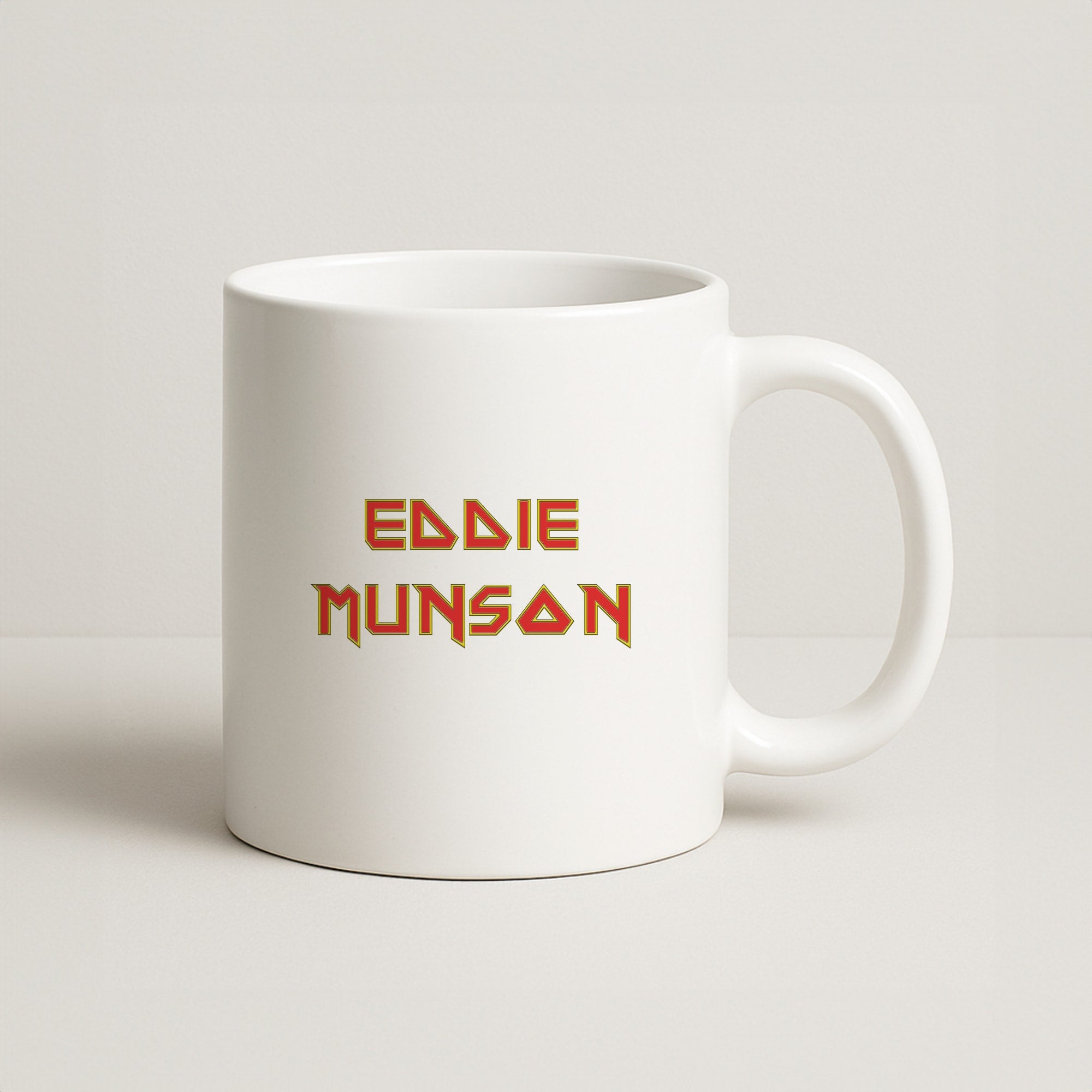 Eddie Munson Text Coffee Mug