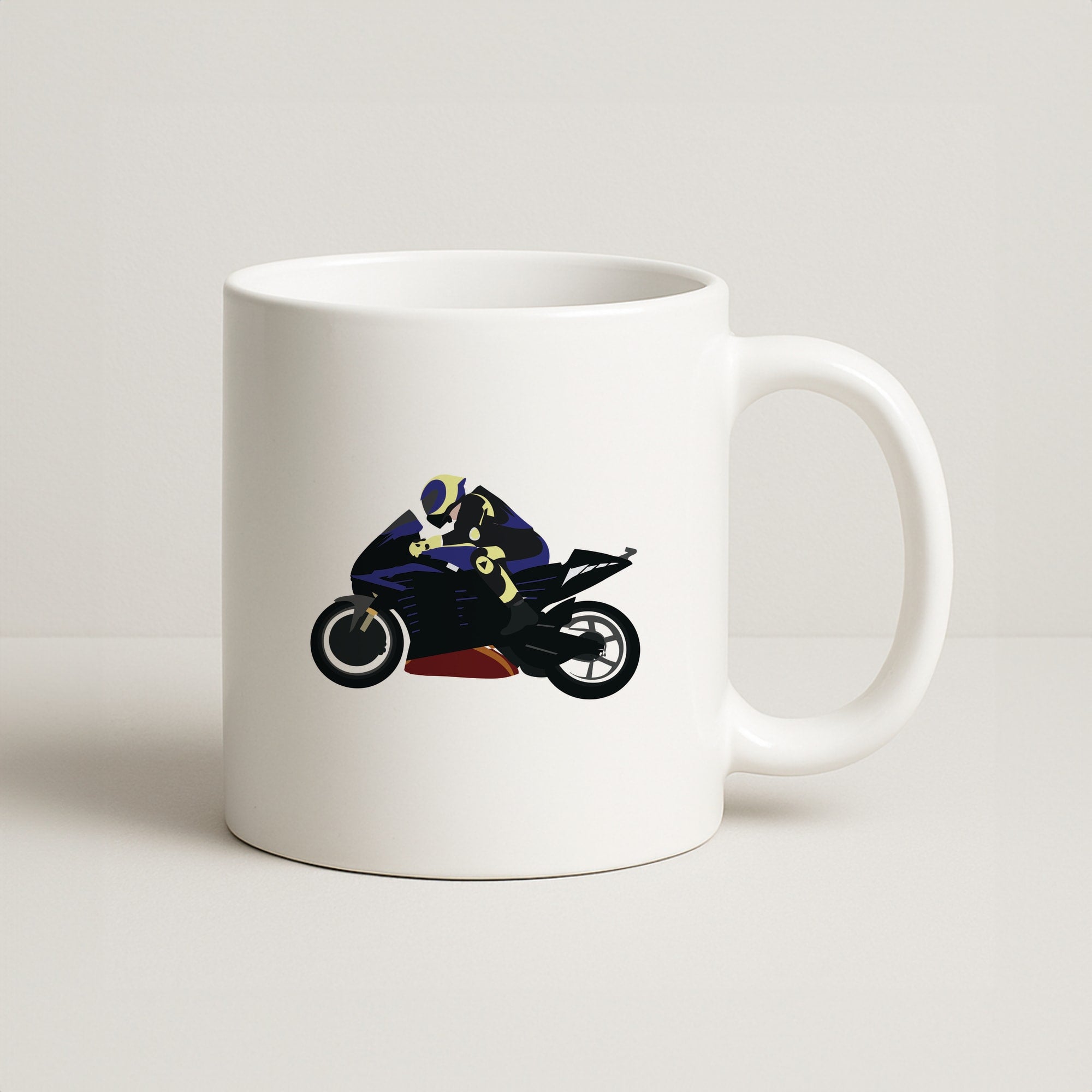 Purple Motorbike - Motorbike Coffee Mug
