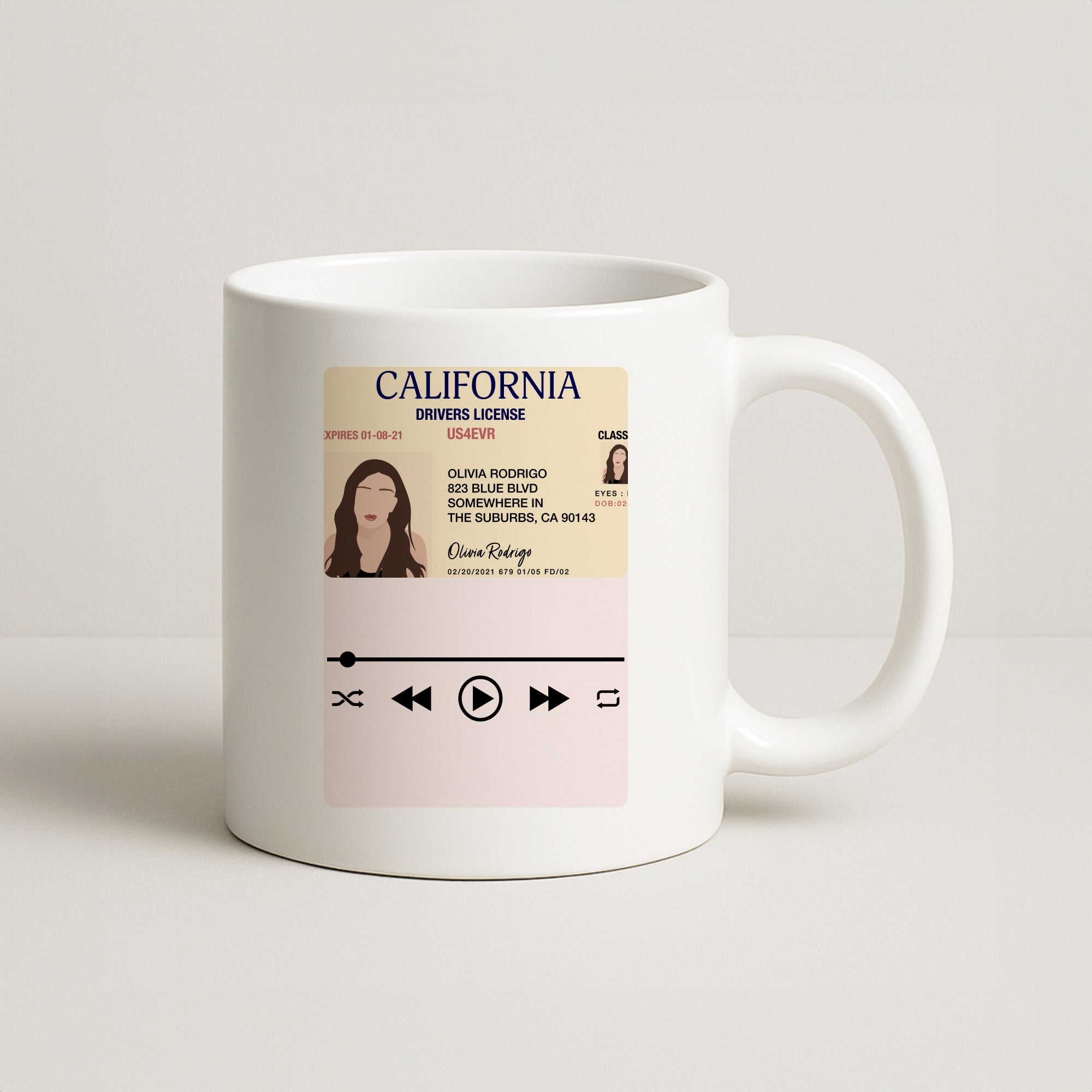 Drivers License - Olivia TikTok Coffee Mug