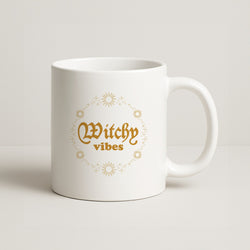 Witchy Vibes Green Coffee Mug