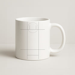 The Pitch - Cricket Coffee Mug