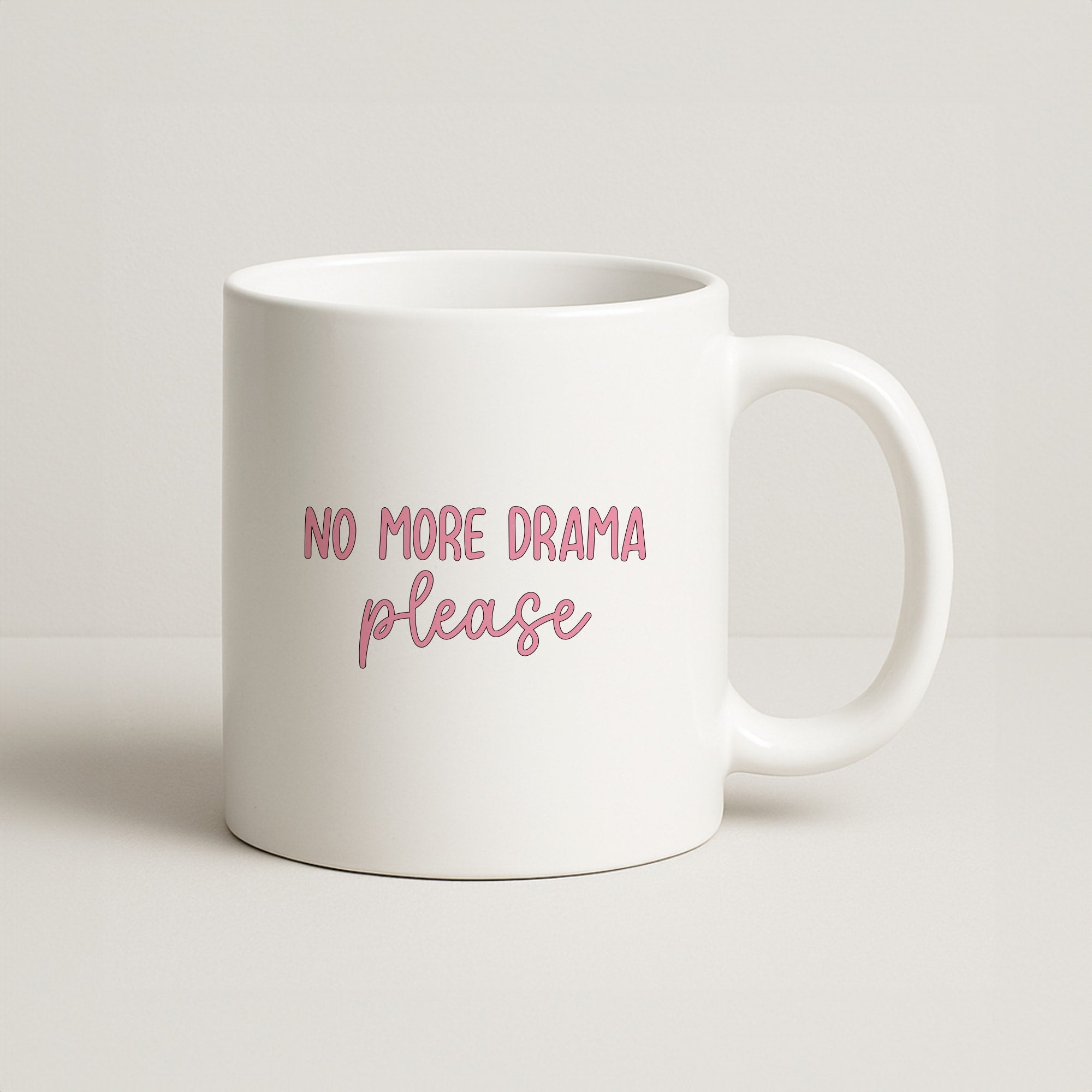 No More Drama Please Coffee Mug