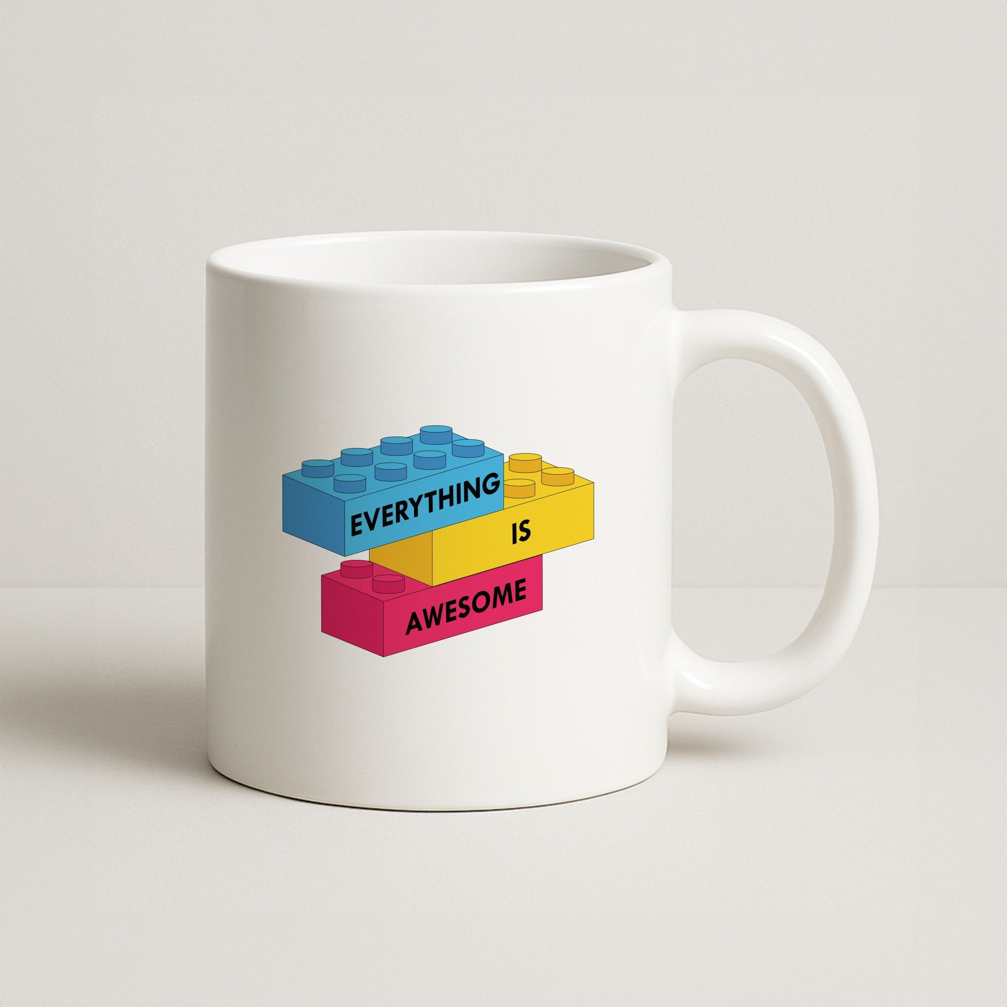 Everything Is Awesome Bricks Coffee Mug