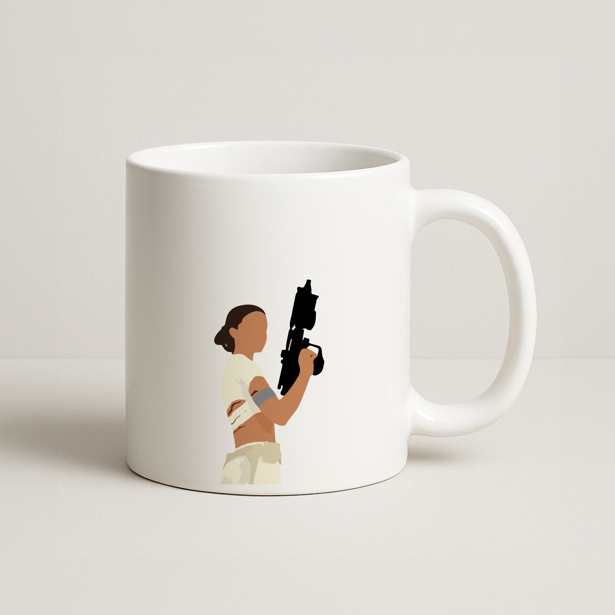 Leia With Gun Coffee Mug