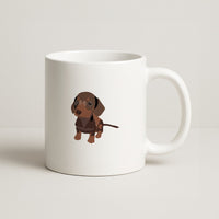 Brown - Dachshunds Mug
