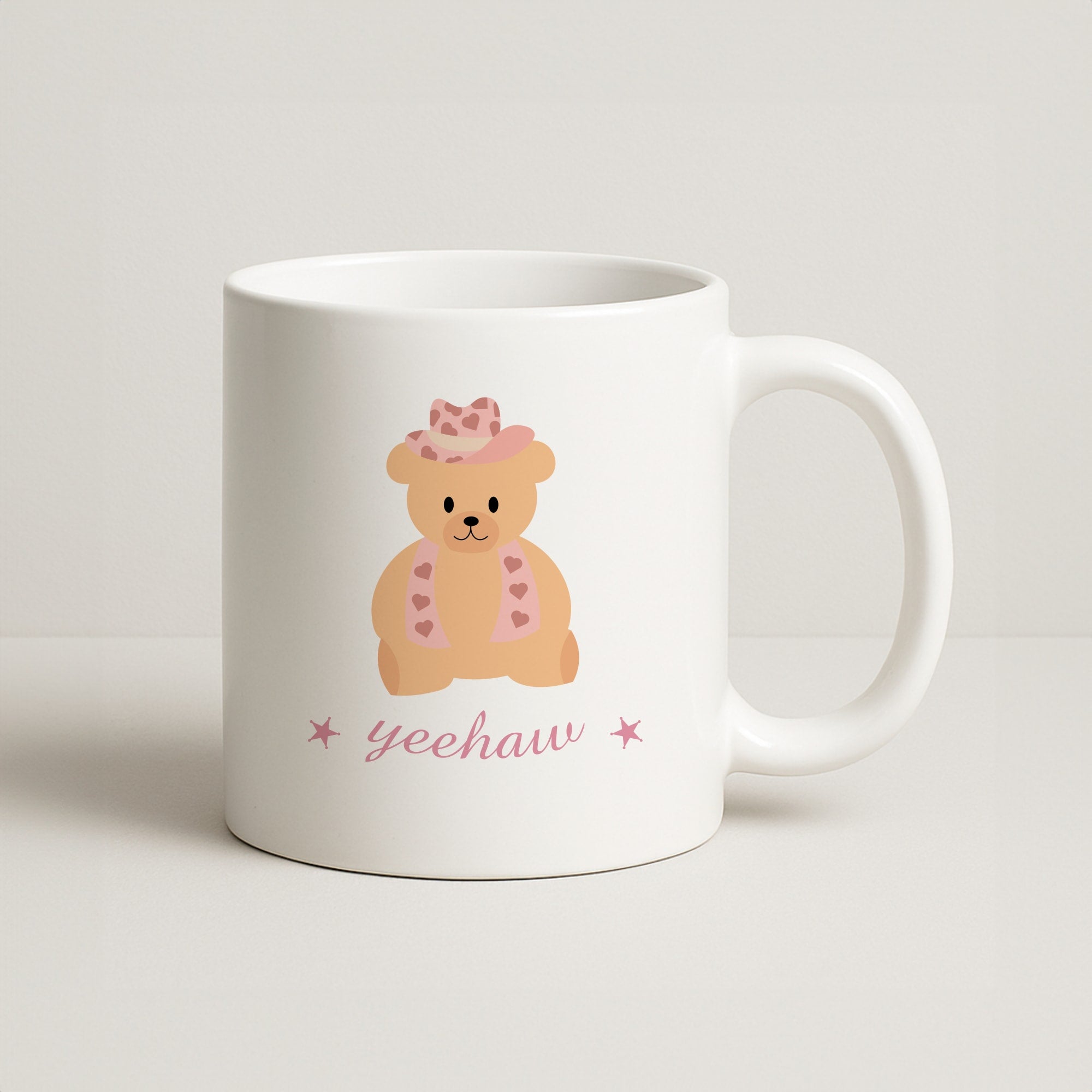 Yeehaw Teddy Bear Coffee Mug