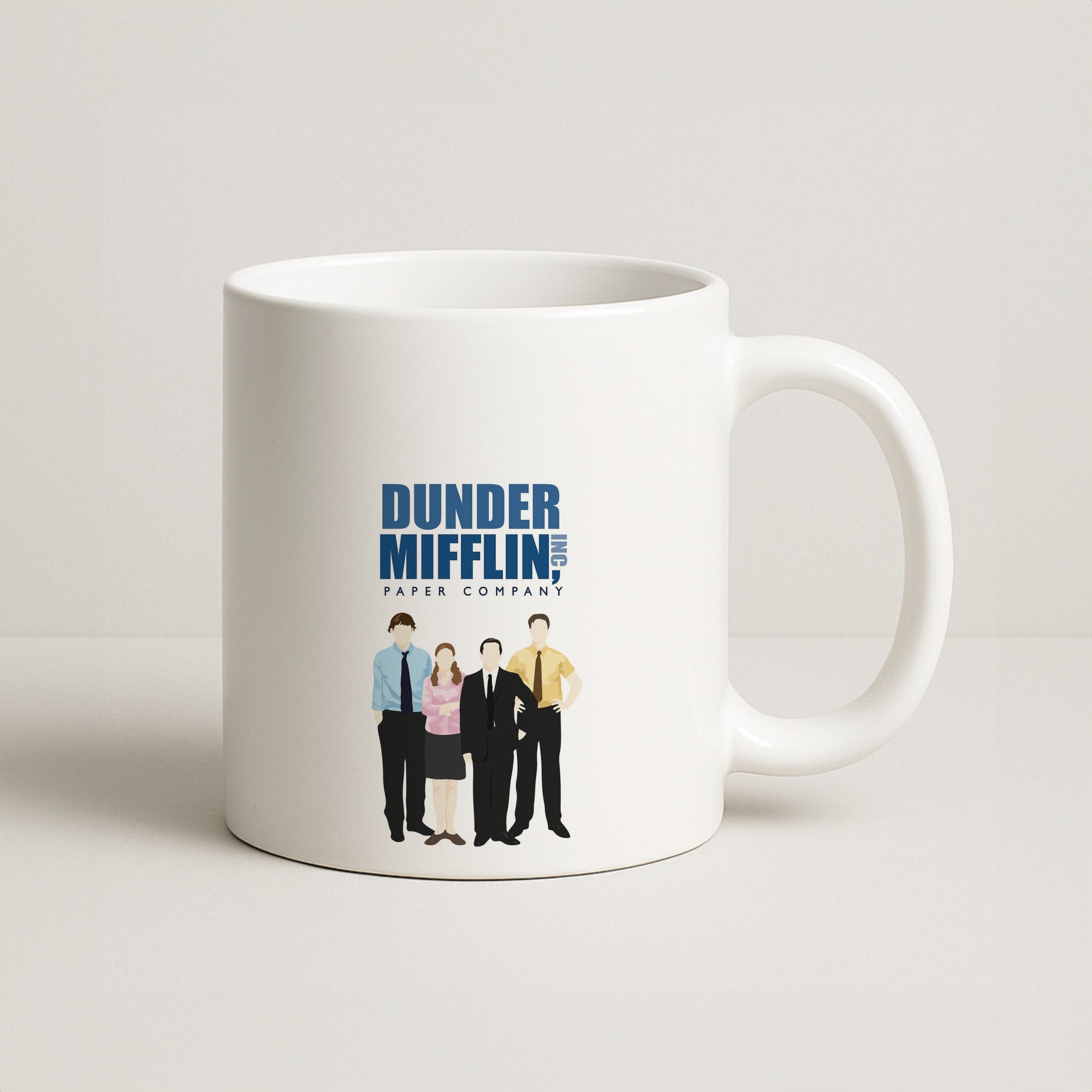 Office Cartoon - Dunder Mifflin Coffee Mug