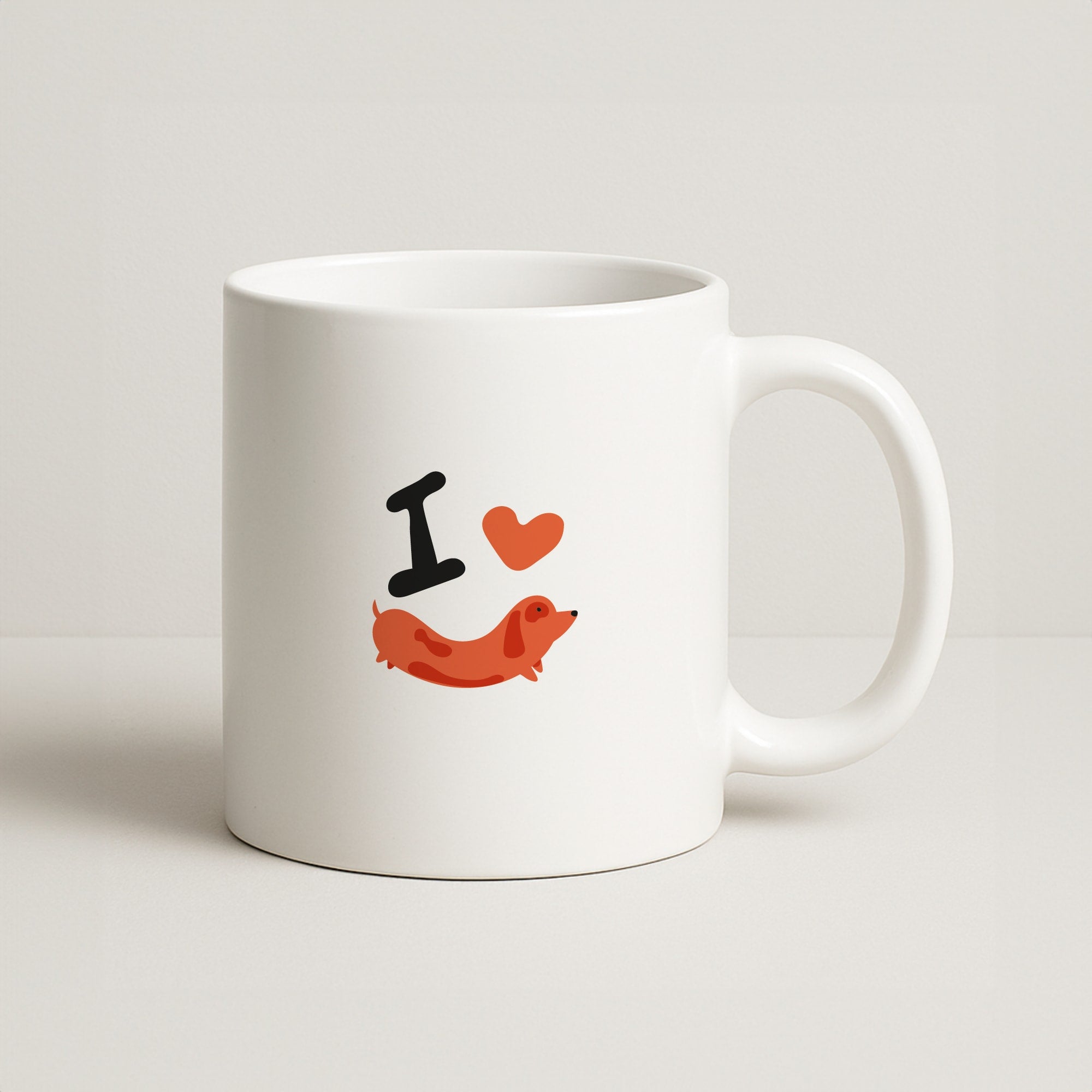 I love Dachshunds Coffee Mug