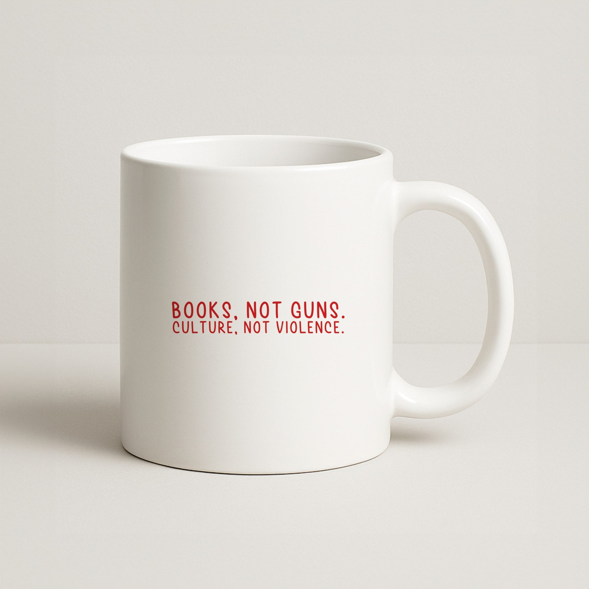 Books, Not Guns - TV Quotes Coffee Mug
