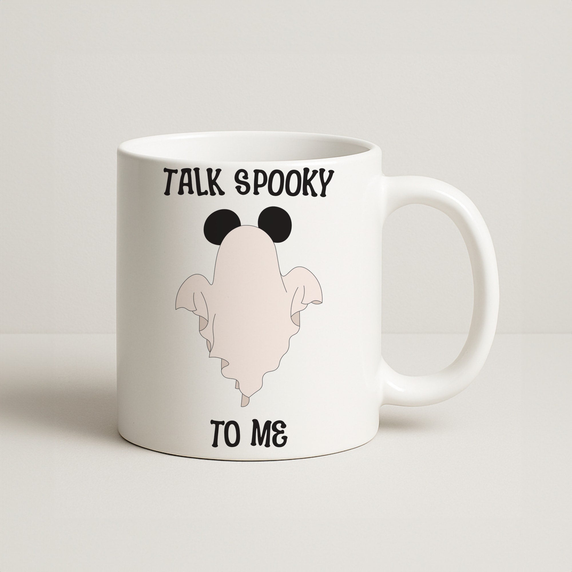 Talk Spooky To Me Mouse Ghost Coffee Mug
