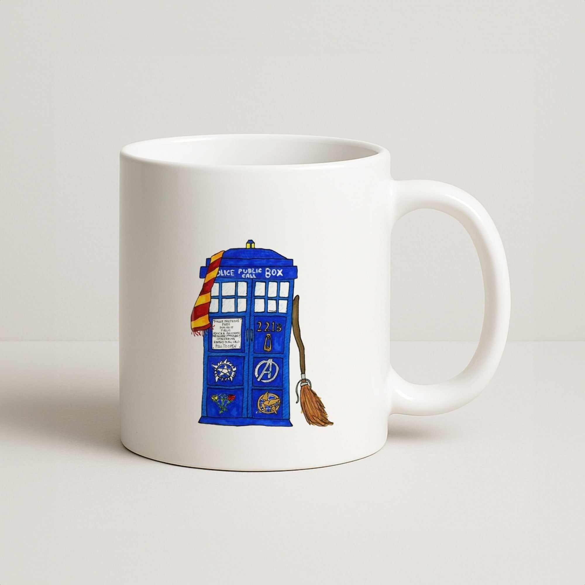Multifandom Cartoon Coffee Mug