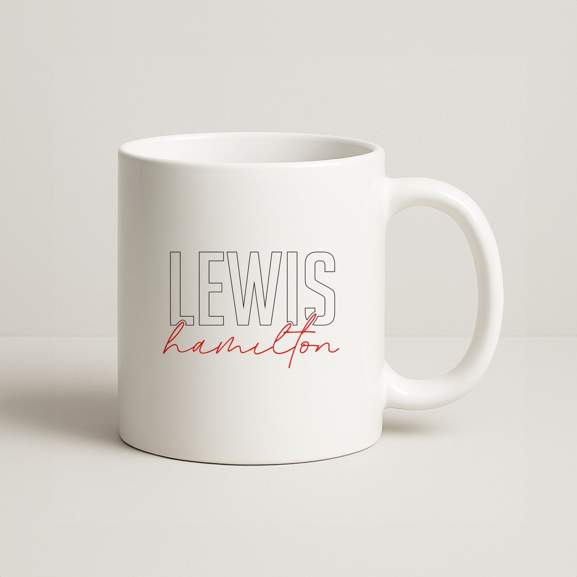 Racer Stripes Hamilton Coffee Mug