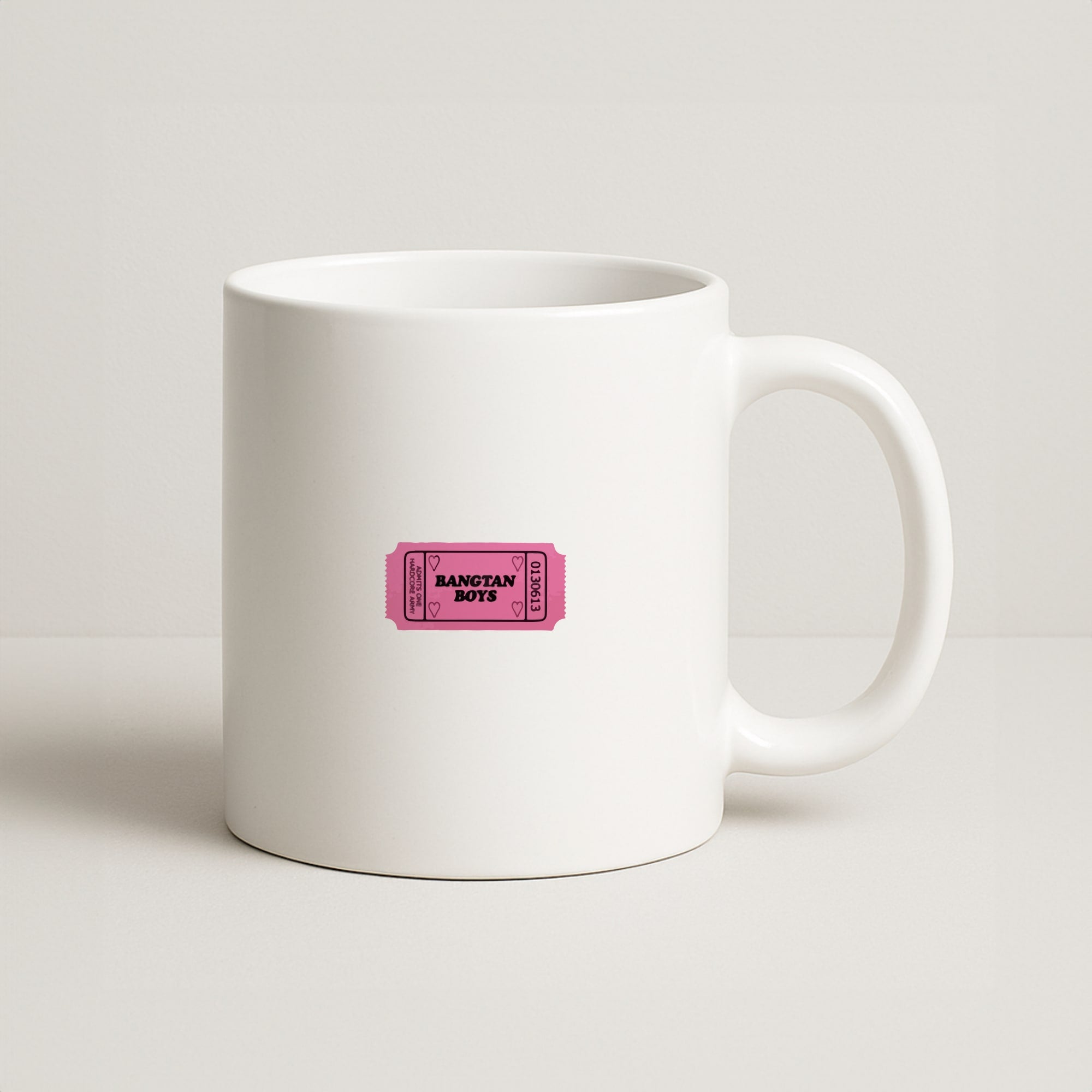 Bangtan Boys Ticket - K Pop Coffee Mug