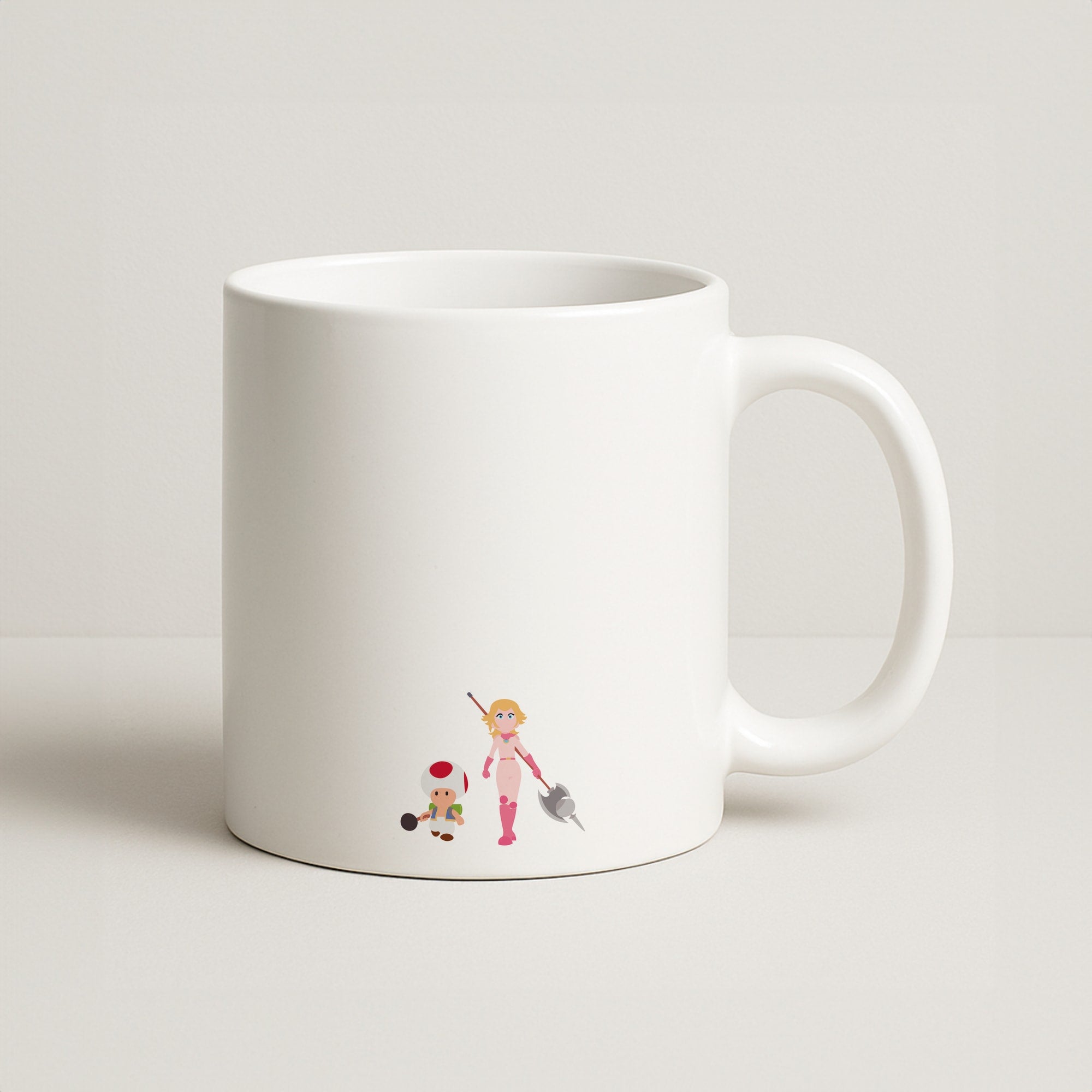 Toad And Peach Coffee Mug
