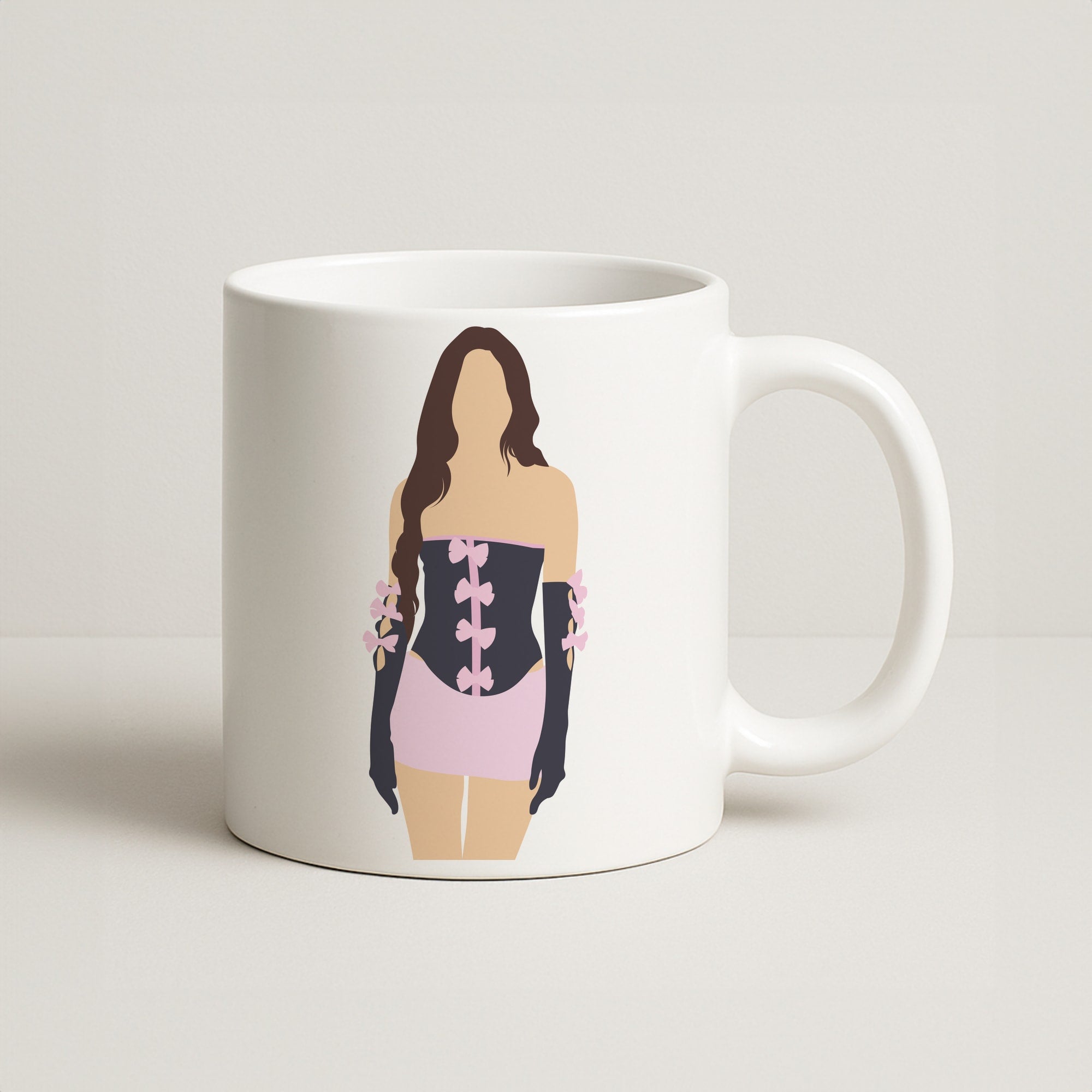 Pink Hearts - Olivia Coffee Mug