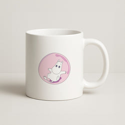 Moomin In A Pink Bubble  Coffee Mug