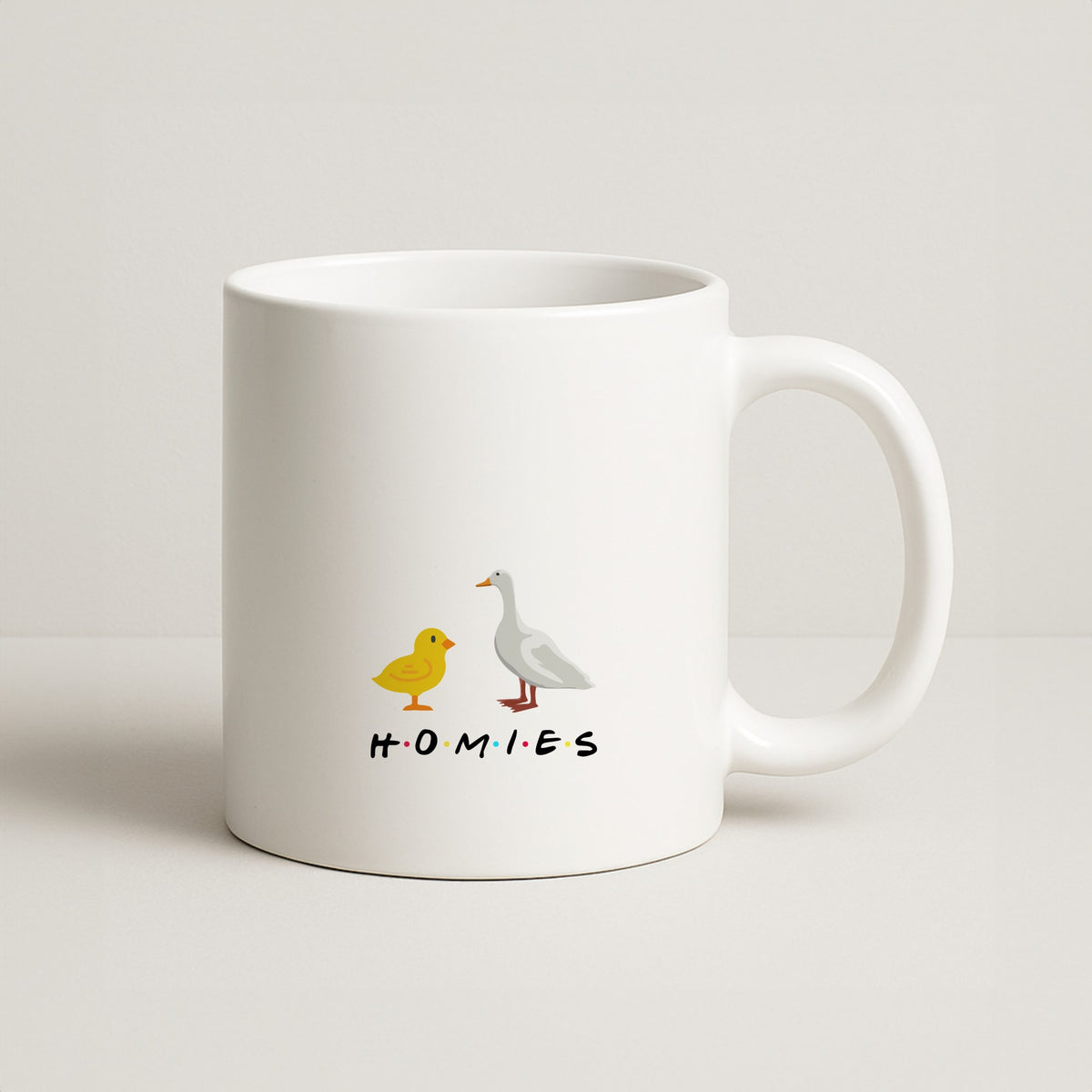 Homies Chick And Duck Mug
