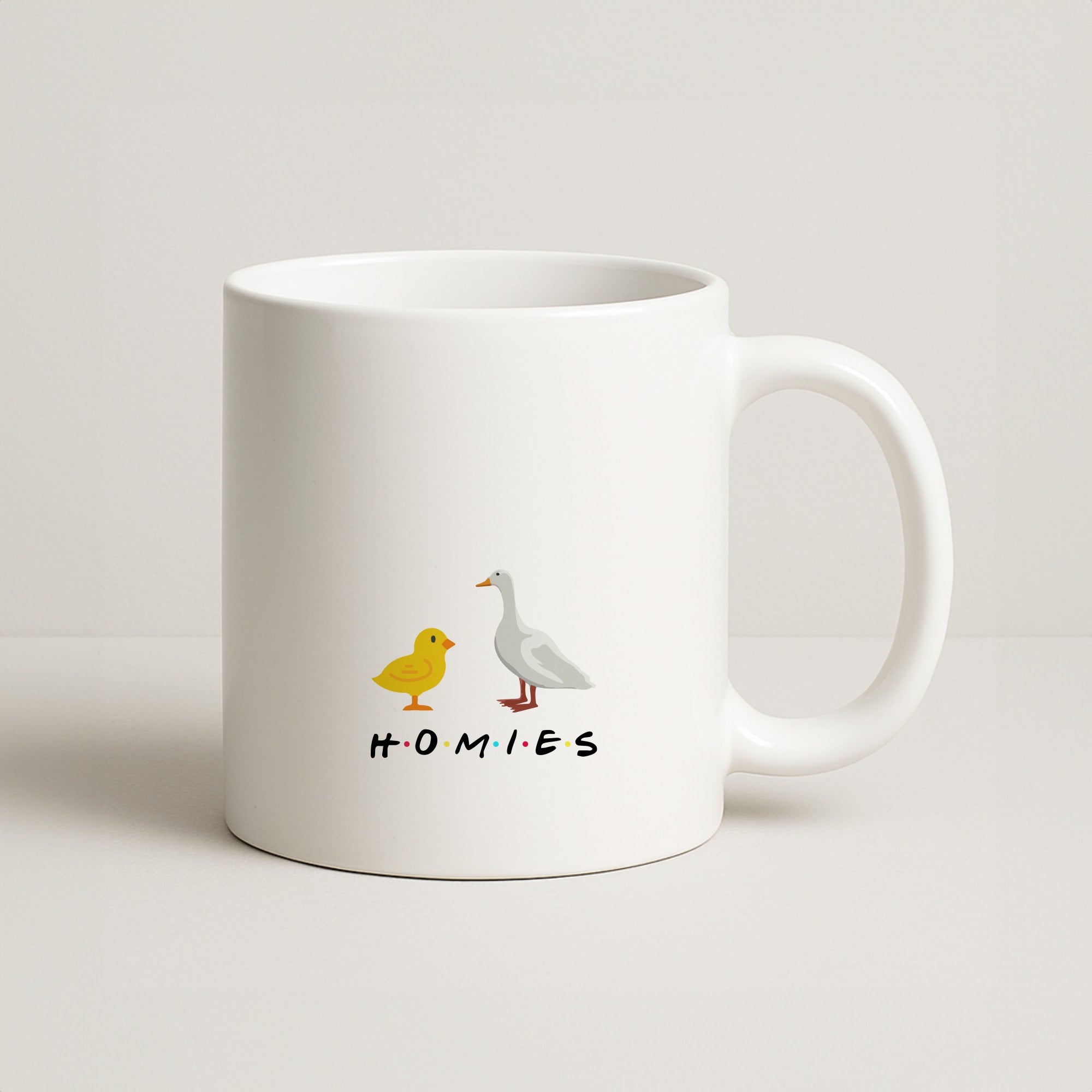 Homies Chick And Duck Coffee Mug